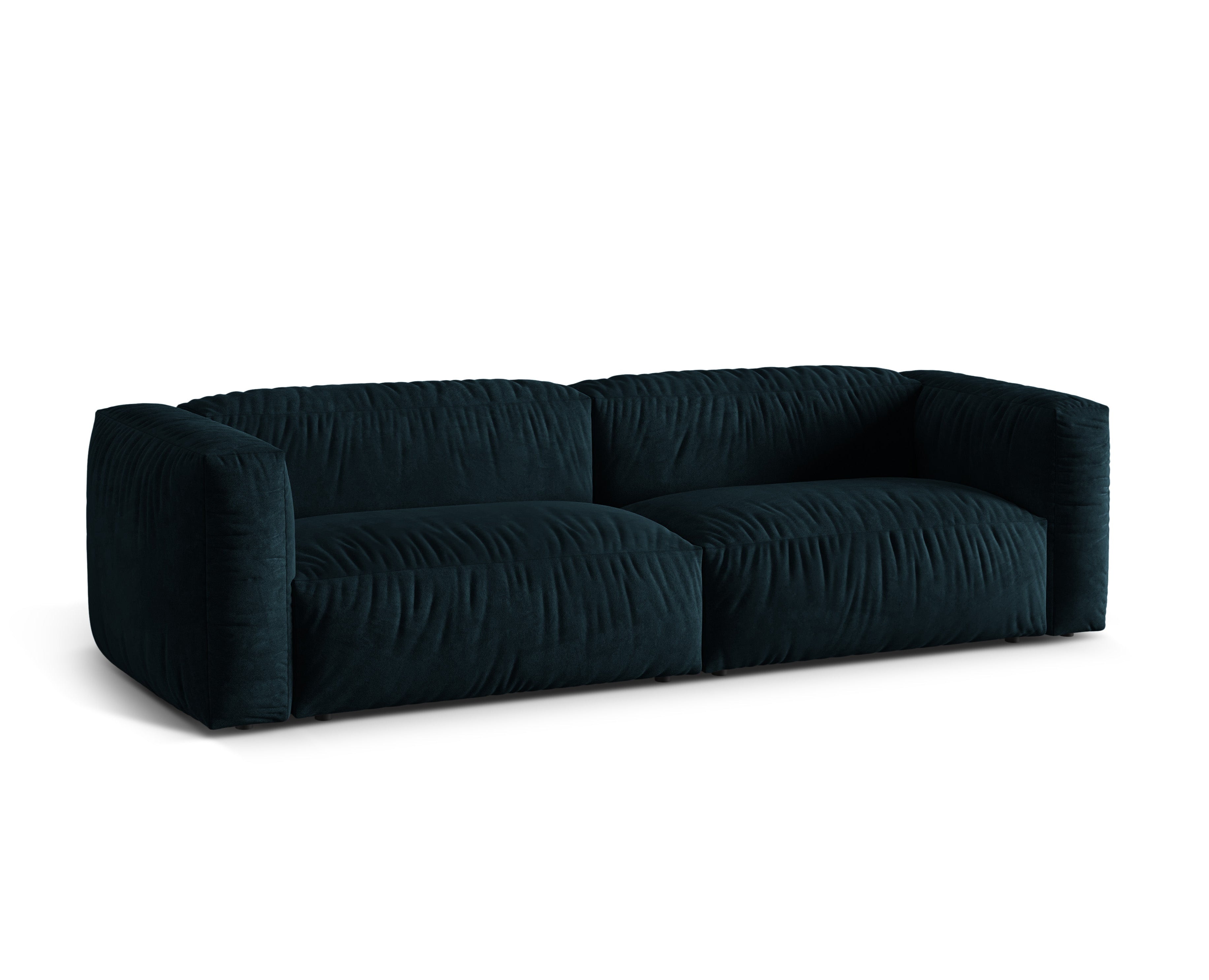 Modulares Sofa, "Martina", 3 Sitze, tiefes Benzin, 240x106x75
In Europa gemacht