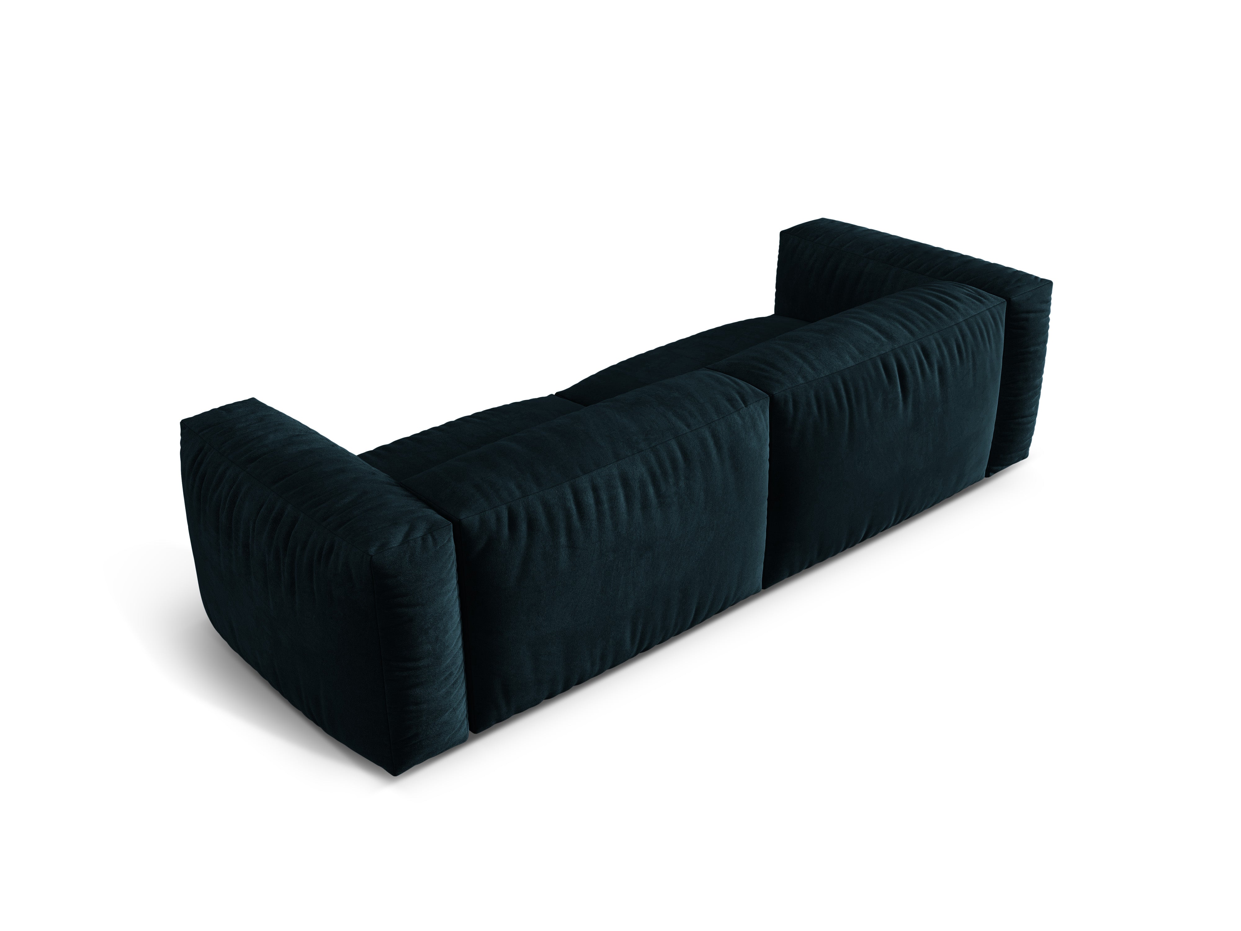 Modulares Sofa, "Martina", 3 Sitze, tiefes Benzin, 240x106x75
In Europa gemacht