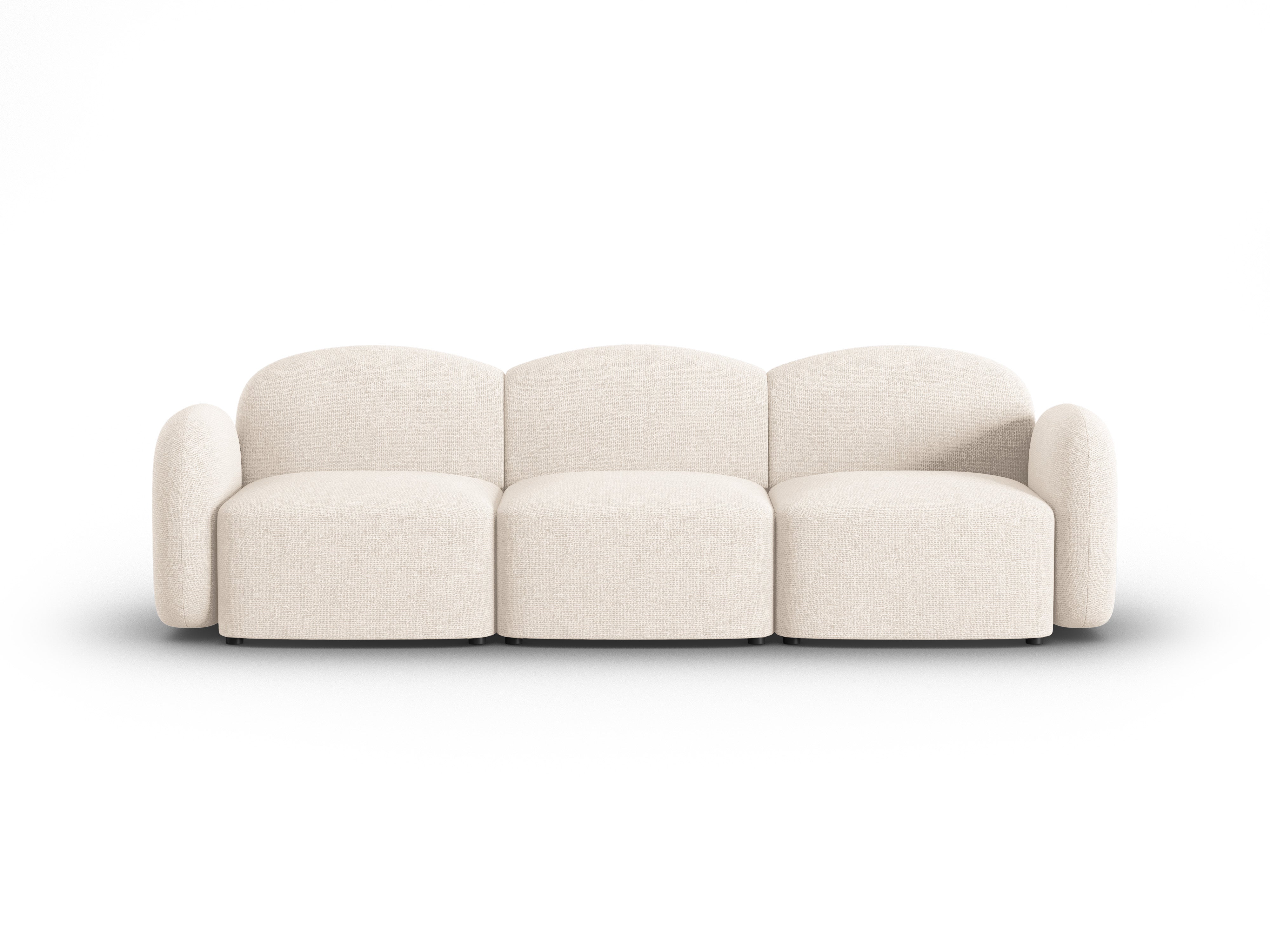 Sofa 3-osobowa BLAIR szenil jasnobeżowy melanż Micadoni    Eye on Design