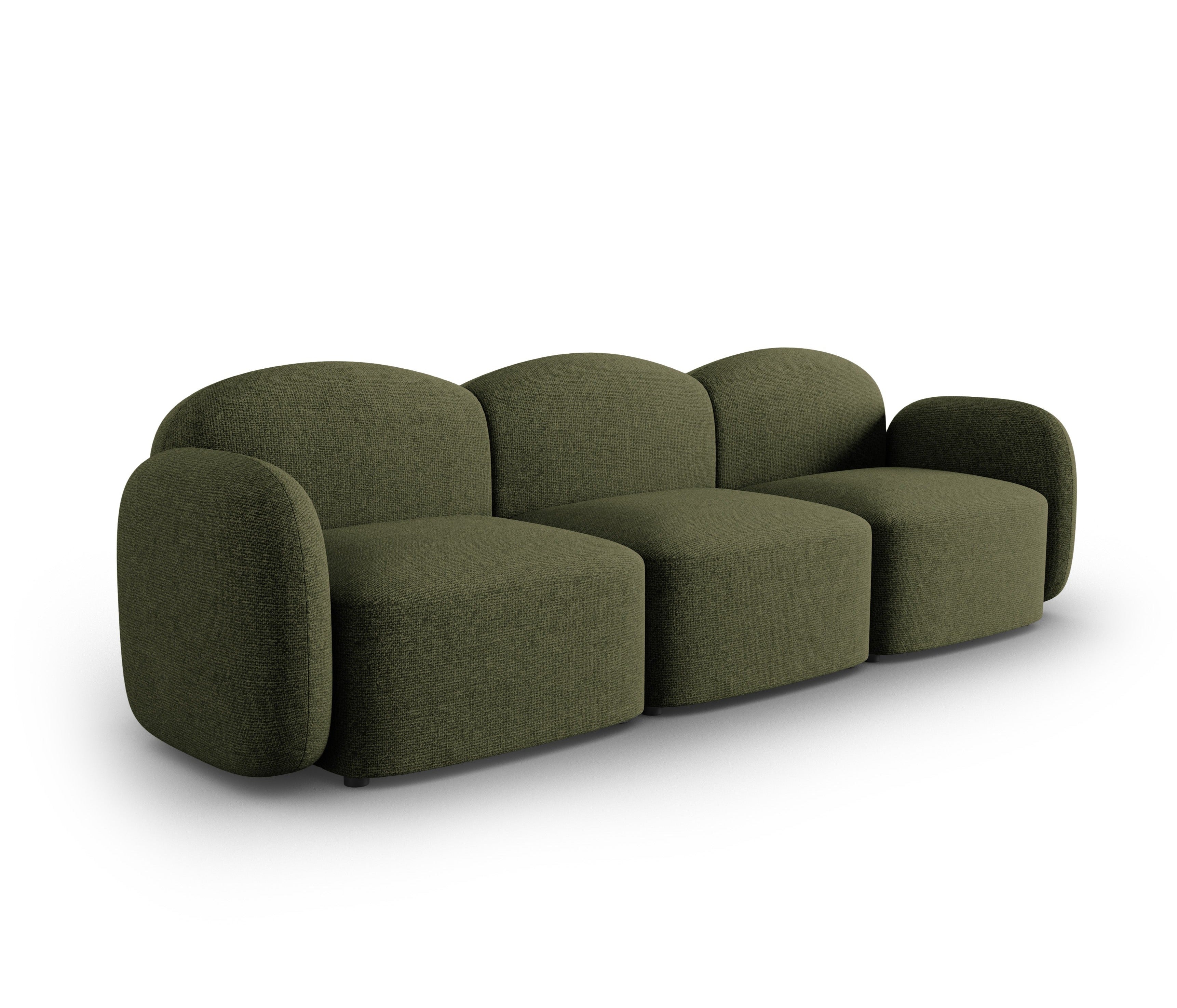 Sofa 3-osobowa BLAIR szenil zielony melanż Micadoni    Eye on Design