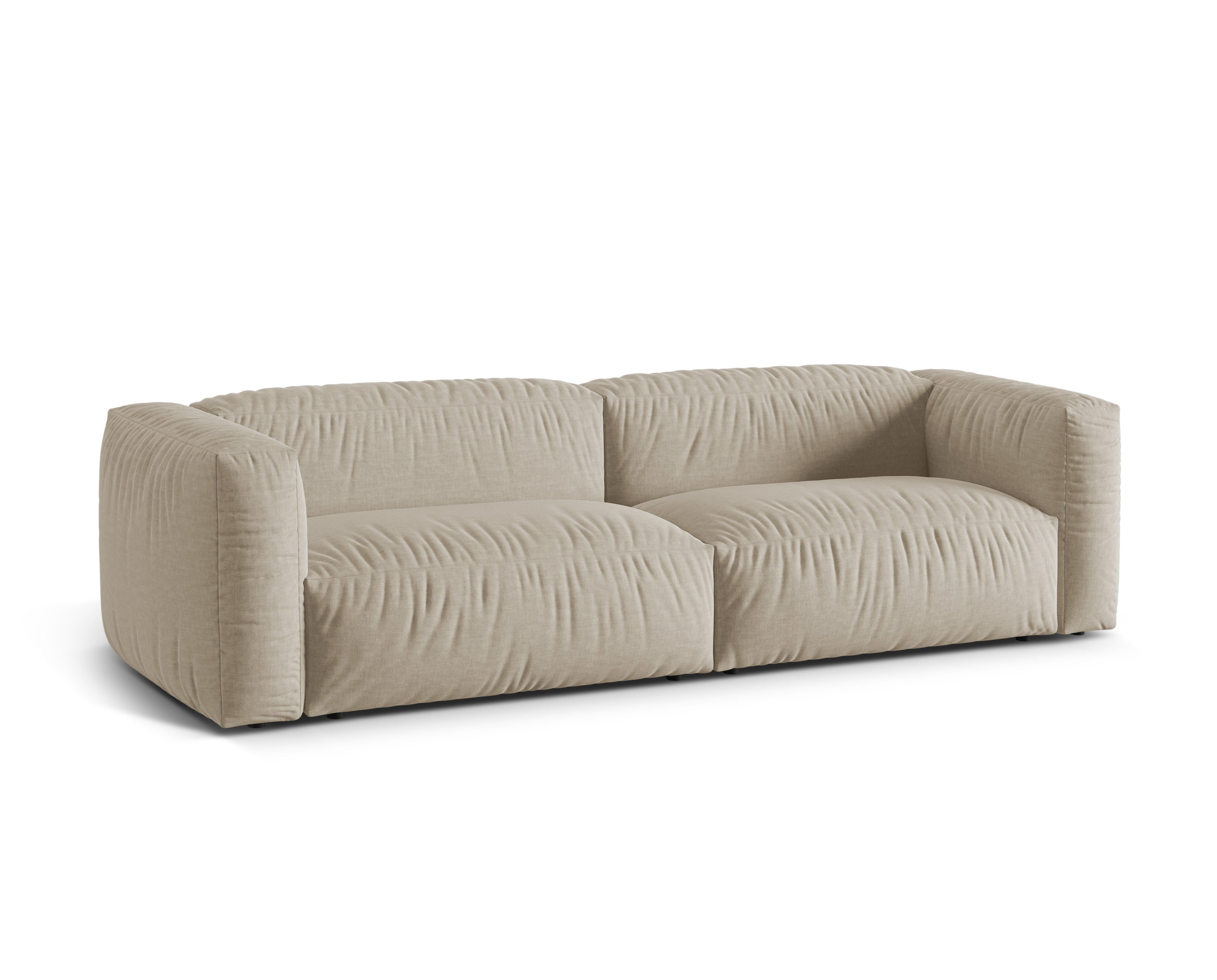 Modulares Sofa, "Martina", 3 Sitze, leichter Beige, 240x106x75
In Europa gemacht