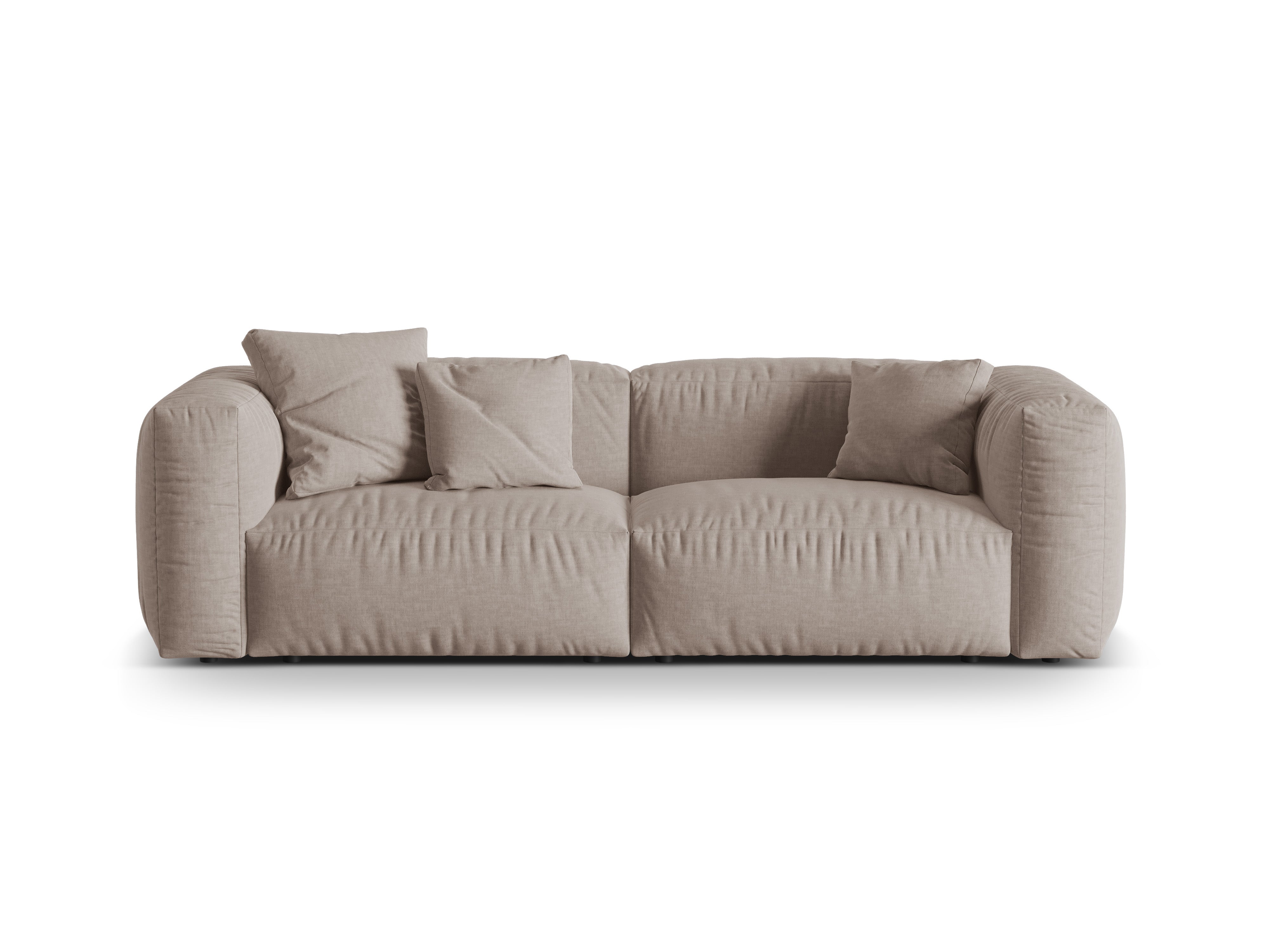 Modulares Sofa, "Martina", 3 Sitze, dunkler Beige, 240x106x75
In Europa gemacht