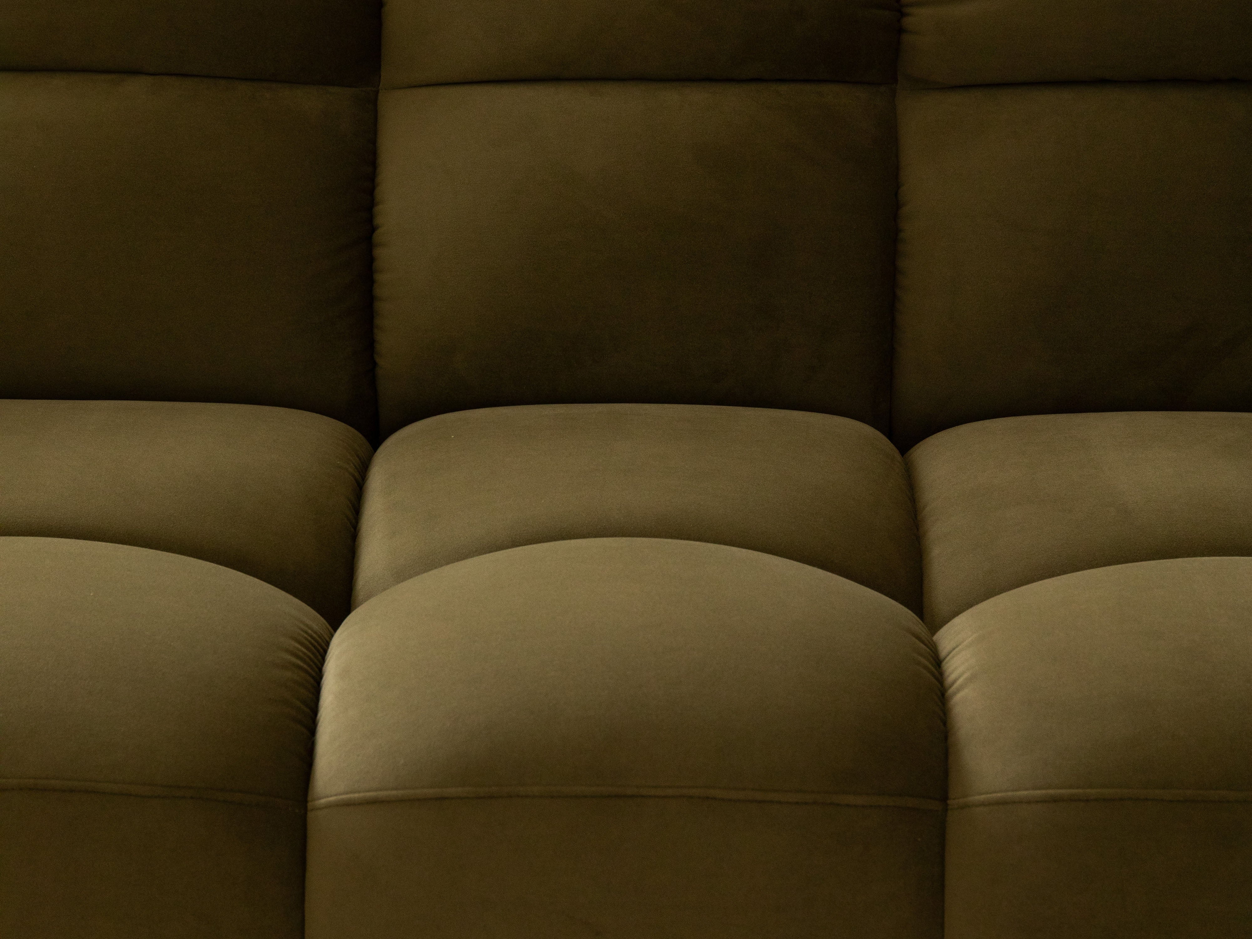 Sofa aksamitna 3-osobowa LISA różowy
