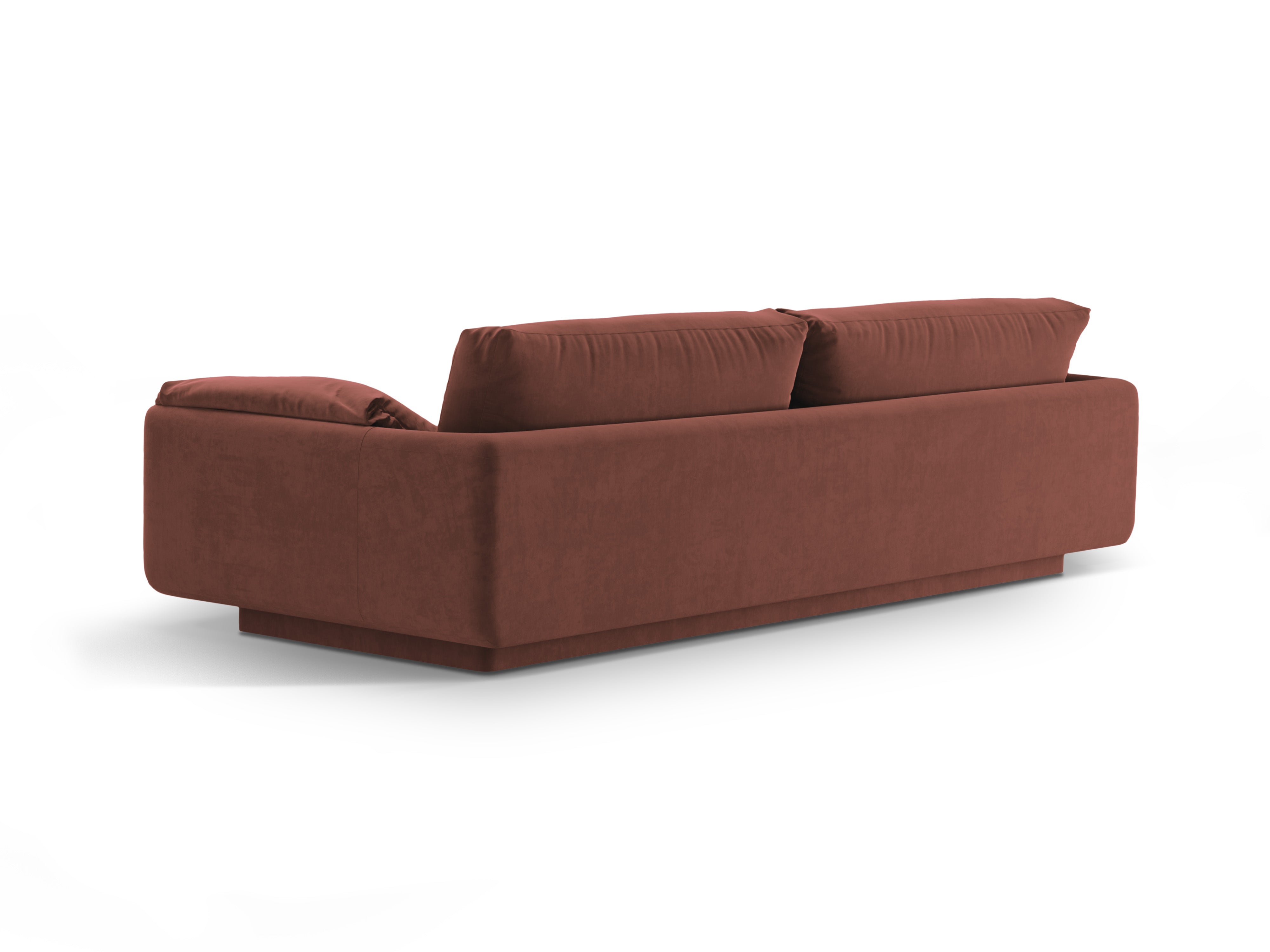 Sofa aksamitna 3-osobowa TORINO cuoio