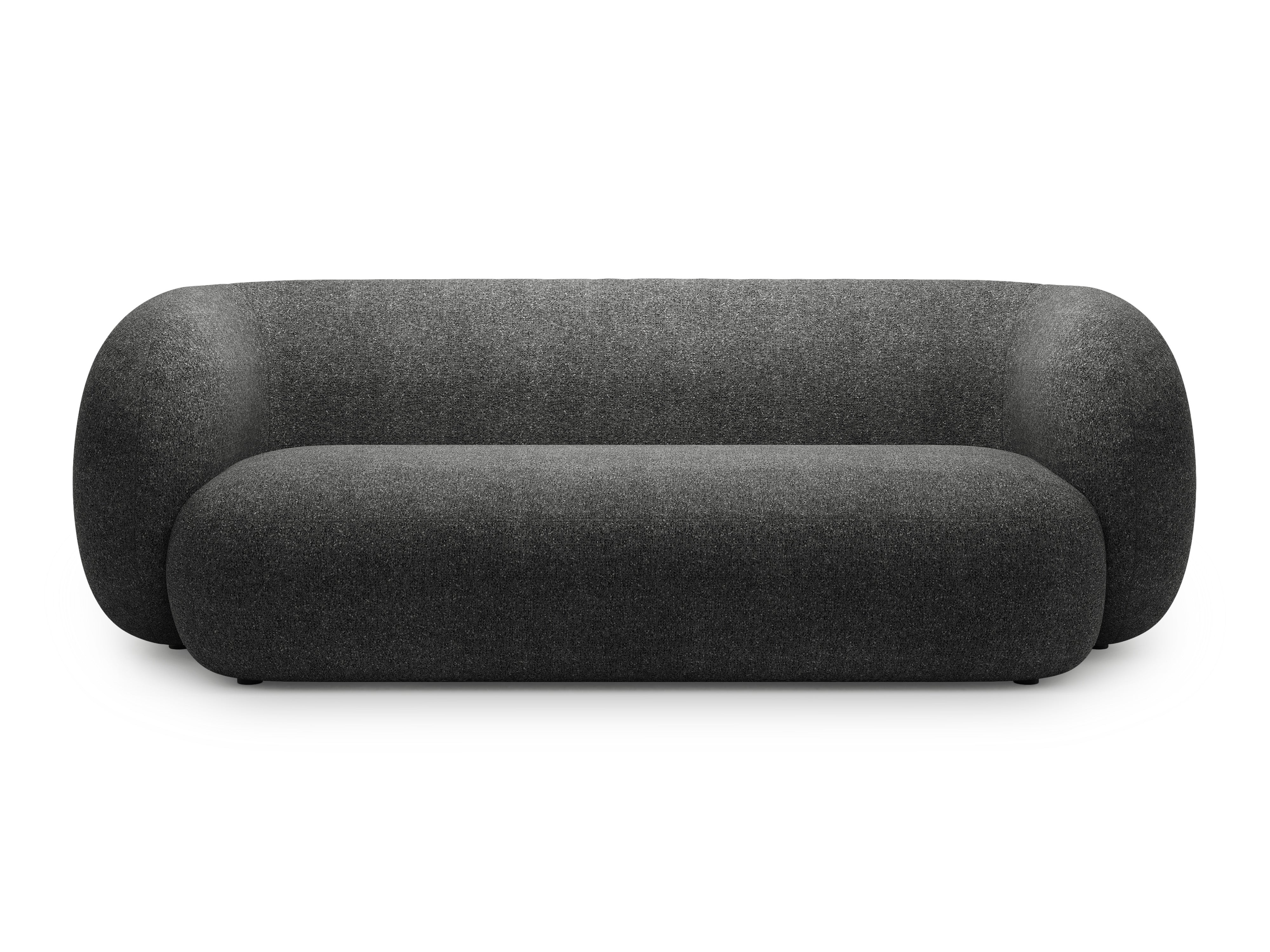 3-seater sofa KATE dark gray mélange [Monika] [Amelia spr]