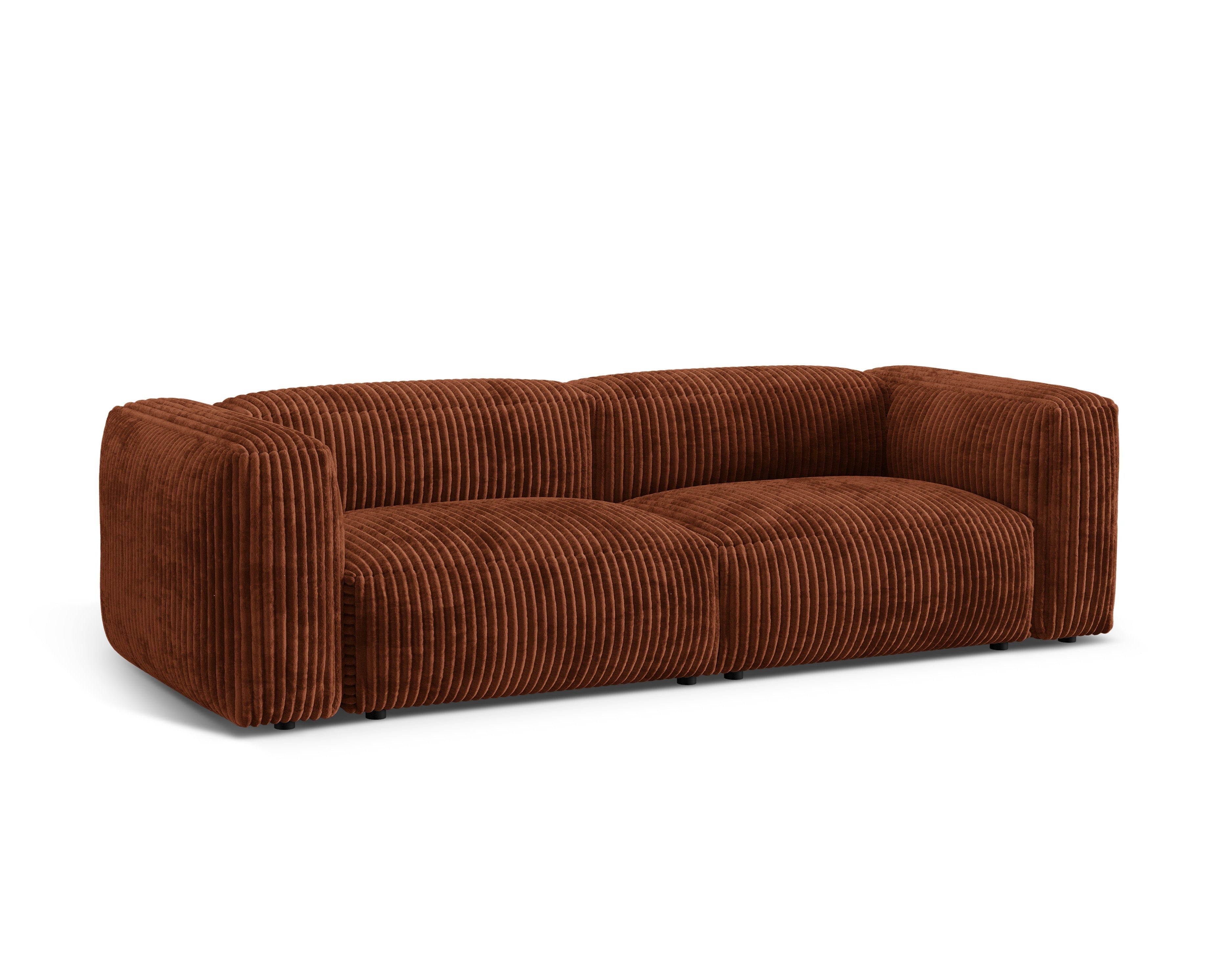 Sofa 3-osobowa MARTINA ceglany sztruks