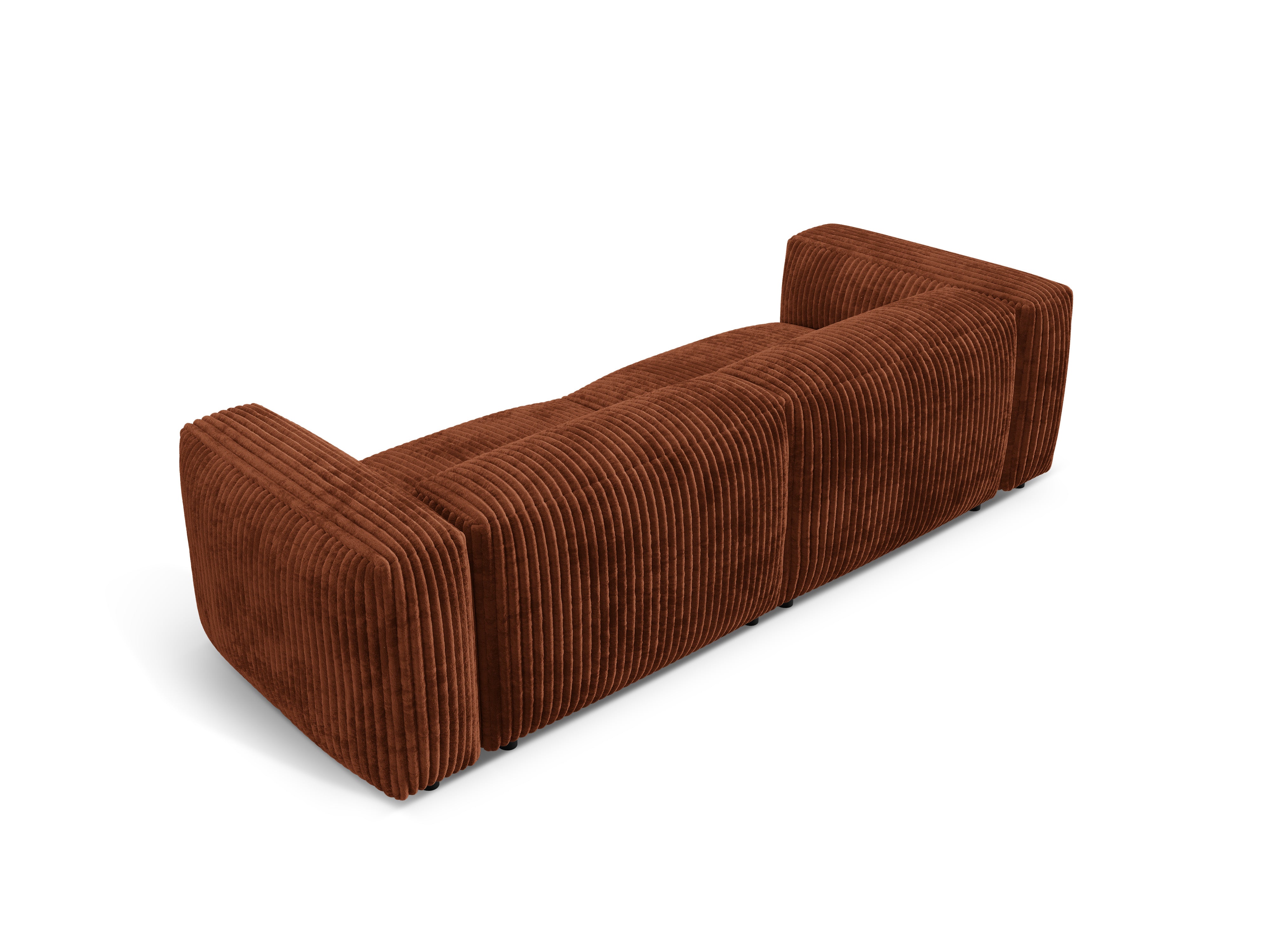 Sofa 3-osobowa MARTINA ceglany sztruks