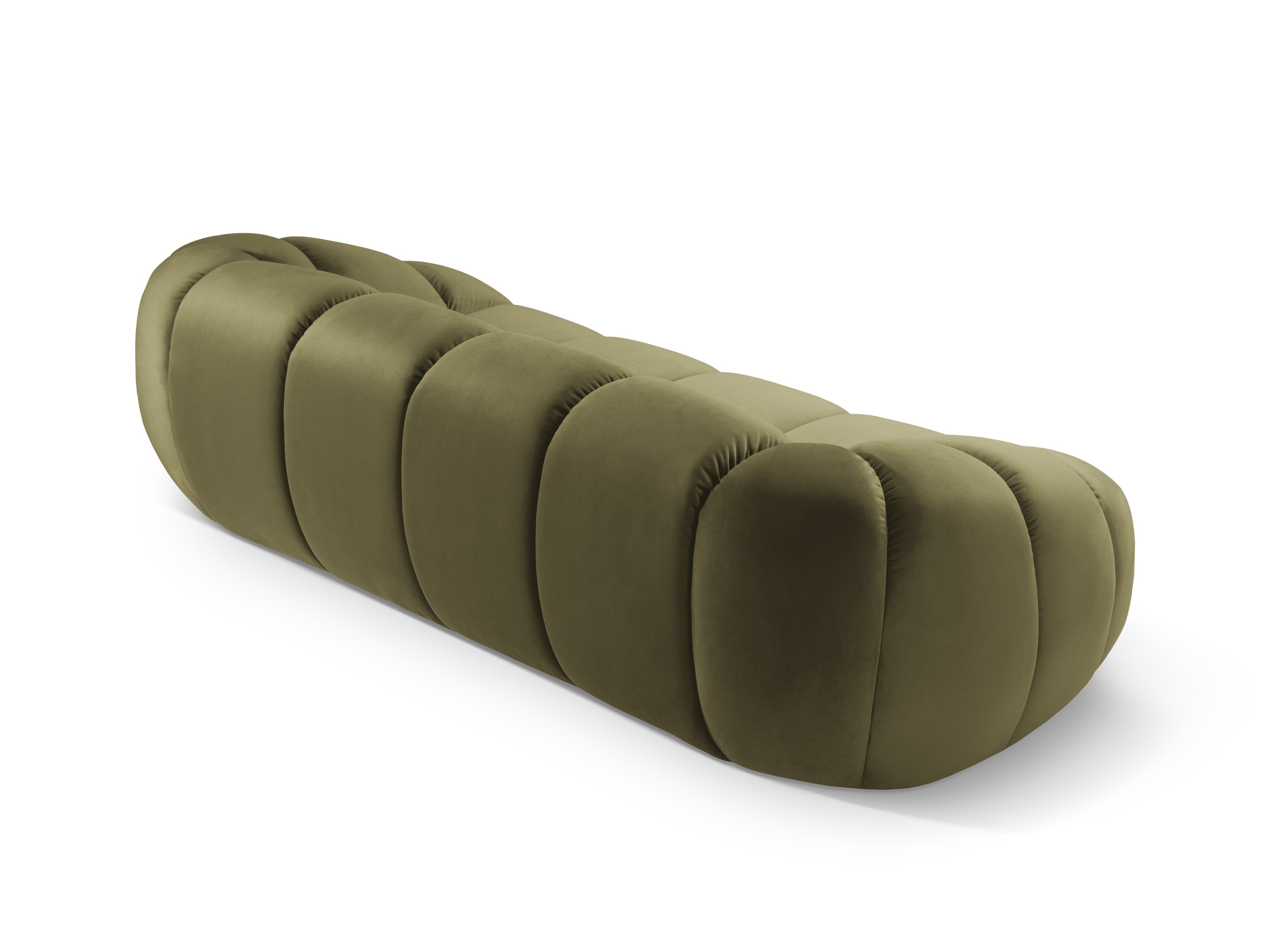 Sofa aksamitna 2,5-osobowa DIANA zielony
