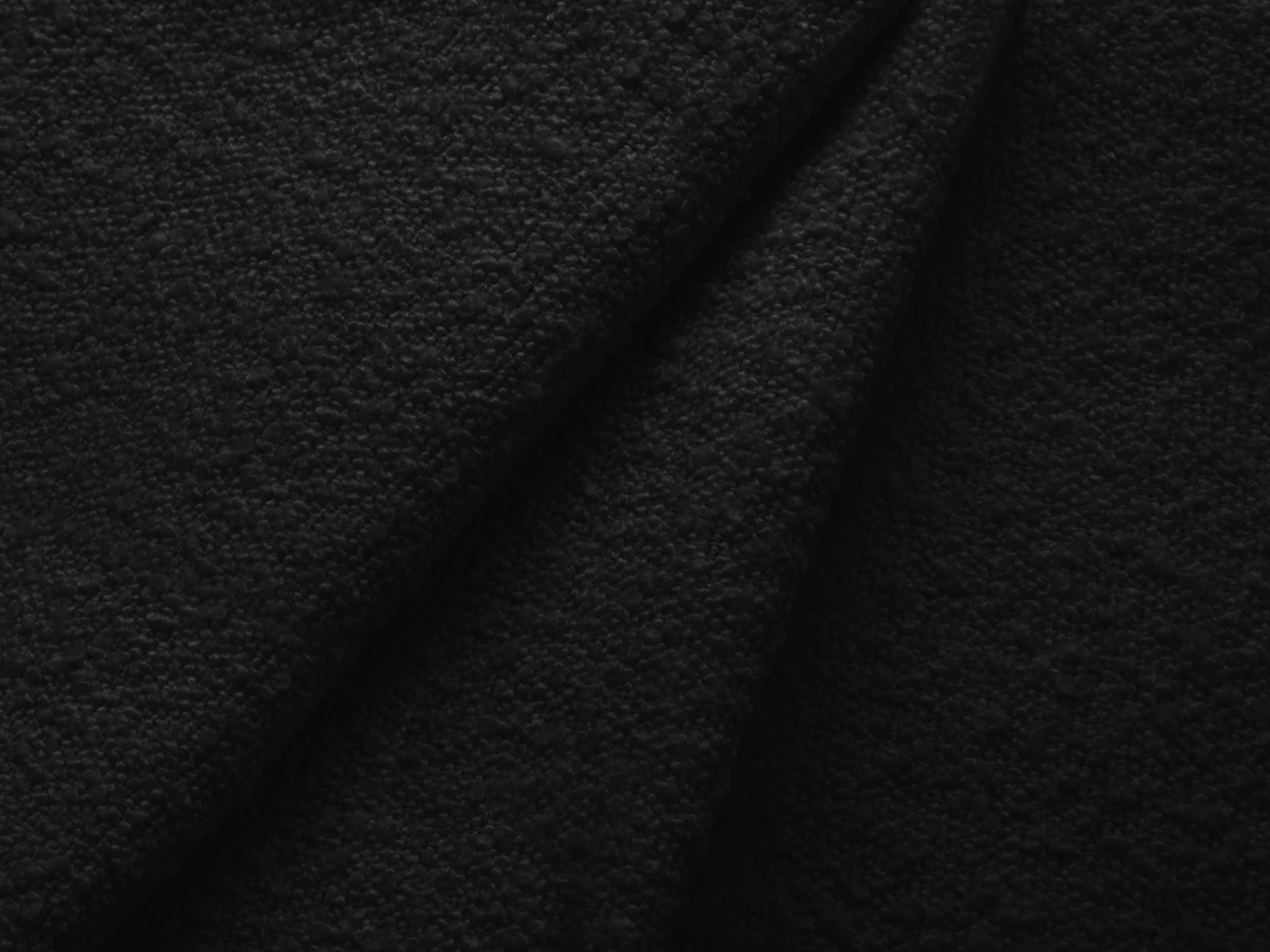 Sofa 4-osobowa KATE czarny boucle