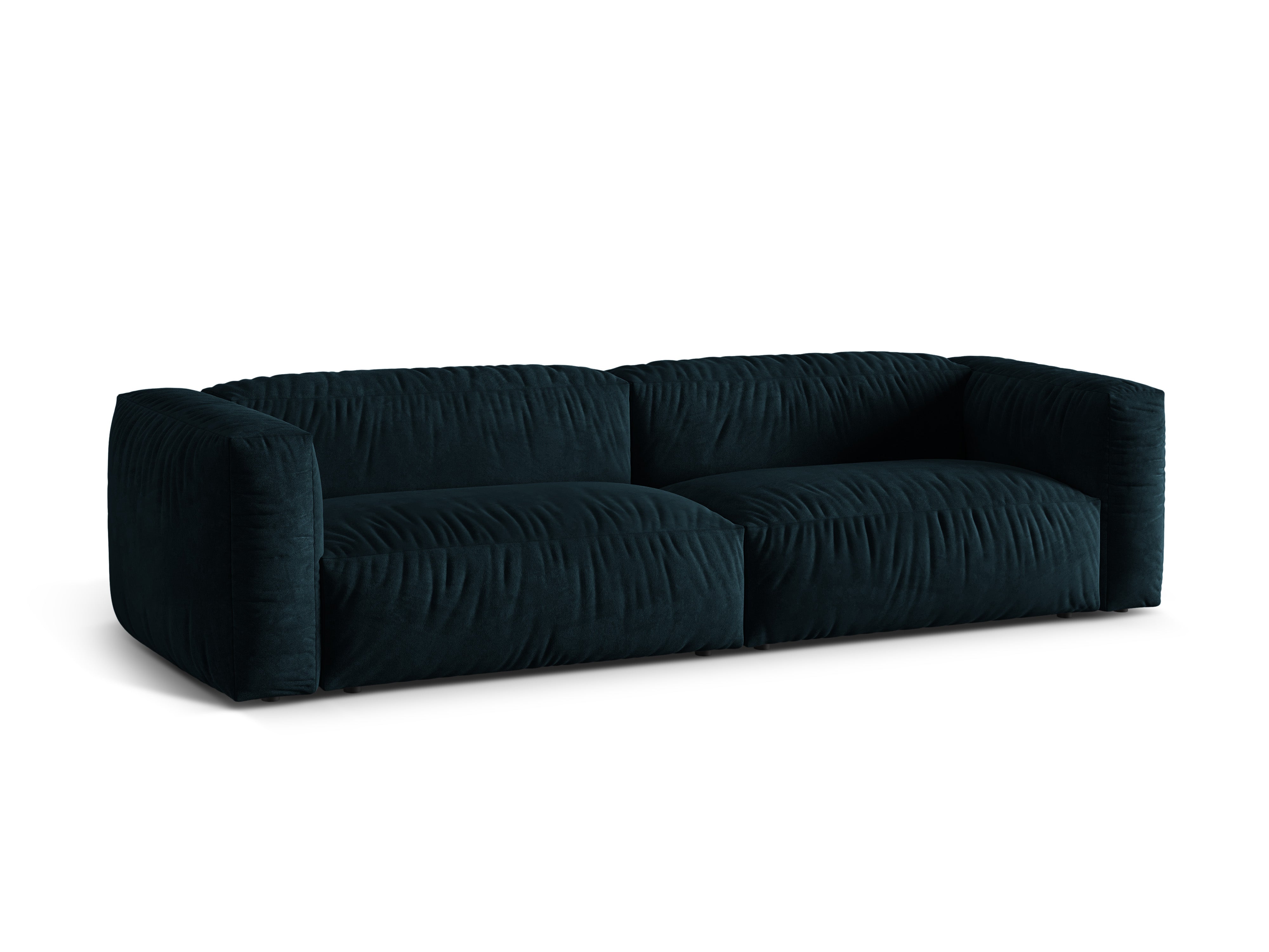 Modulares Sofa, "Martina", 4 Sitze, tiefes Benzin, 320x106x75
In Europa gemacht