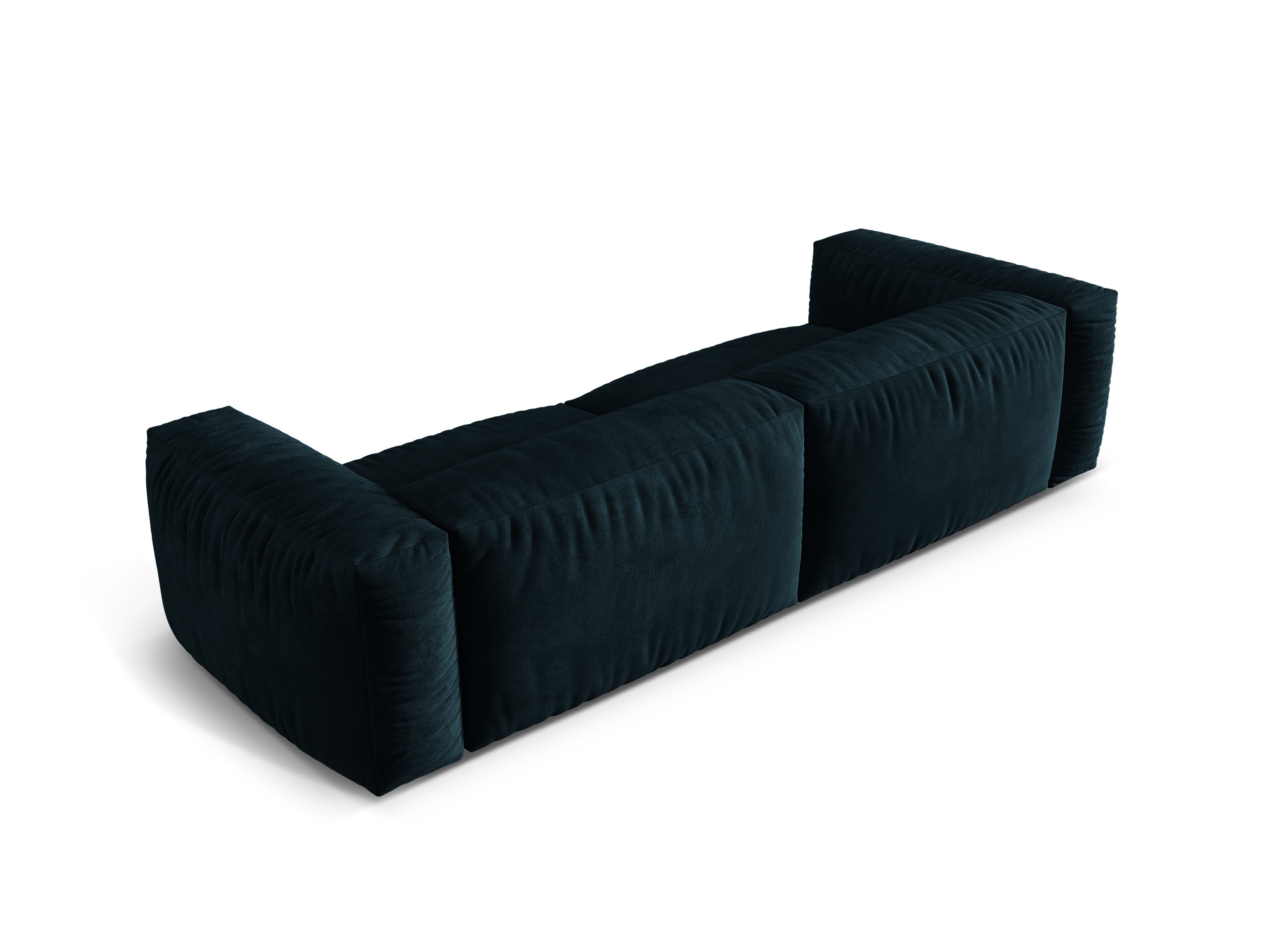 Modulares Sofa, "Martina", 4 Sitze, tiefes Benzin, 320x106x75
In Europa gemacht