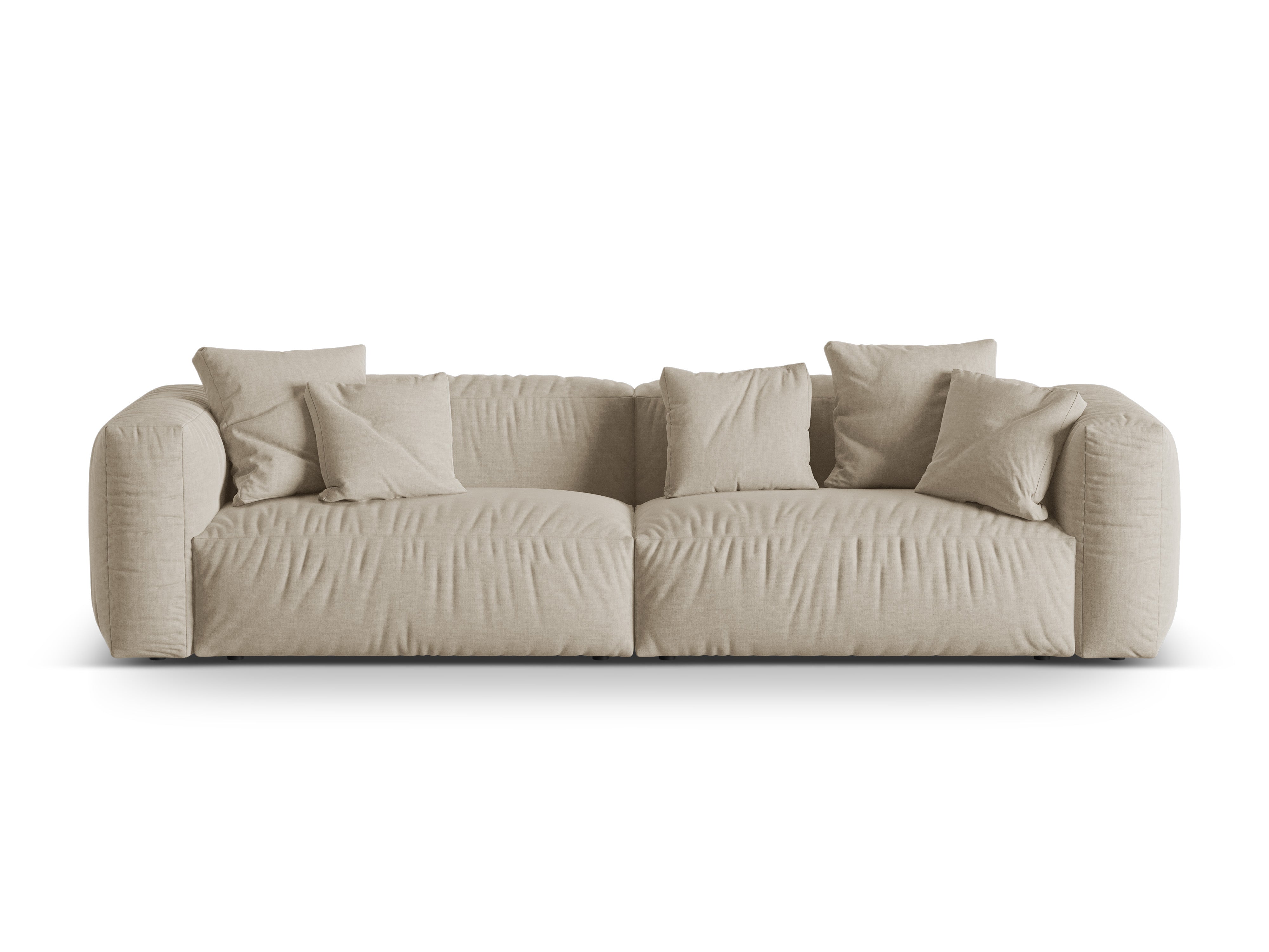 Modulares Sofa, "Martina", 4 Sitze, leichter Beige, 320x106x75
In Europa gemacht