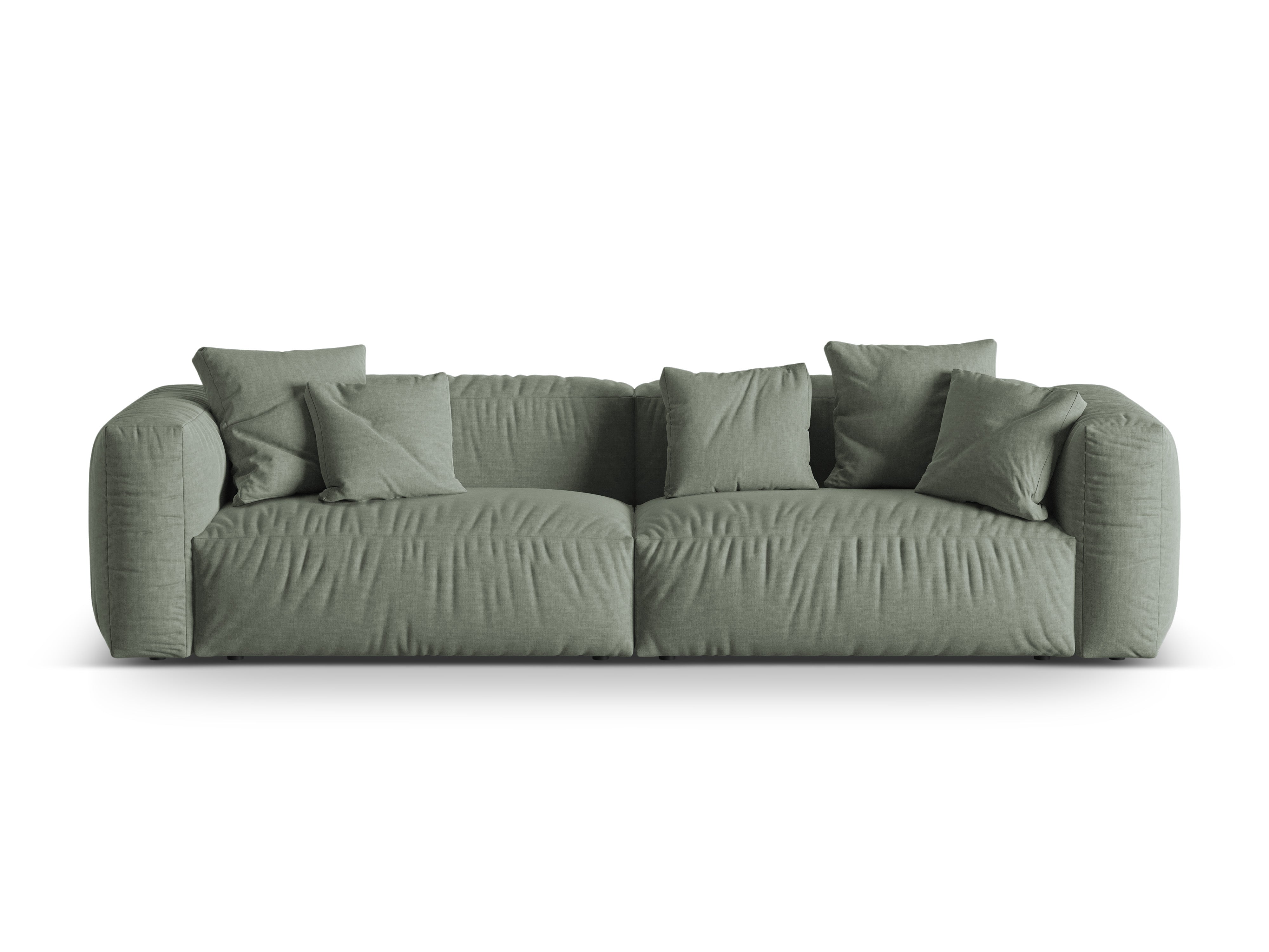 Modulares Sofa, "Martina", 4 Sitze, Moss Green, 320x106x75
In Europa gemacht