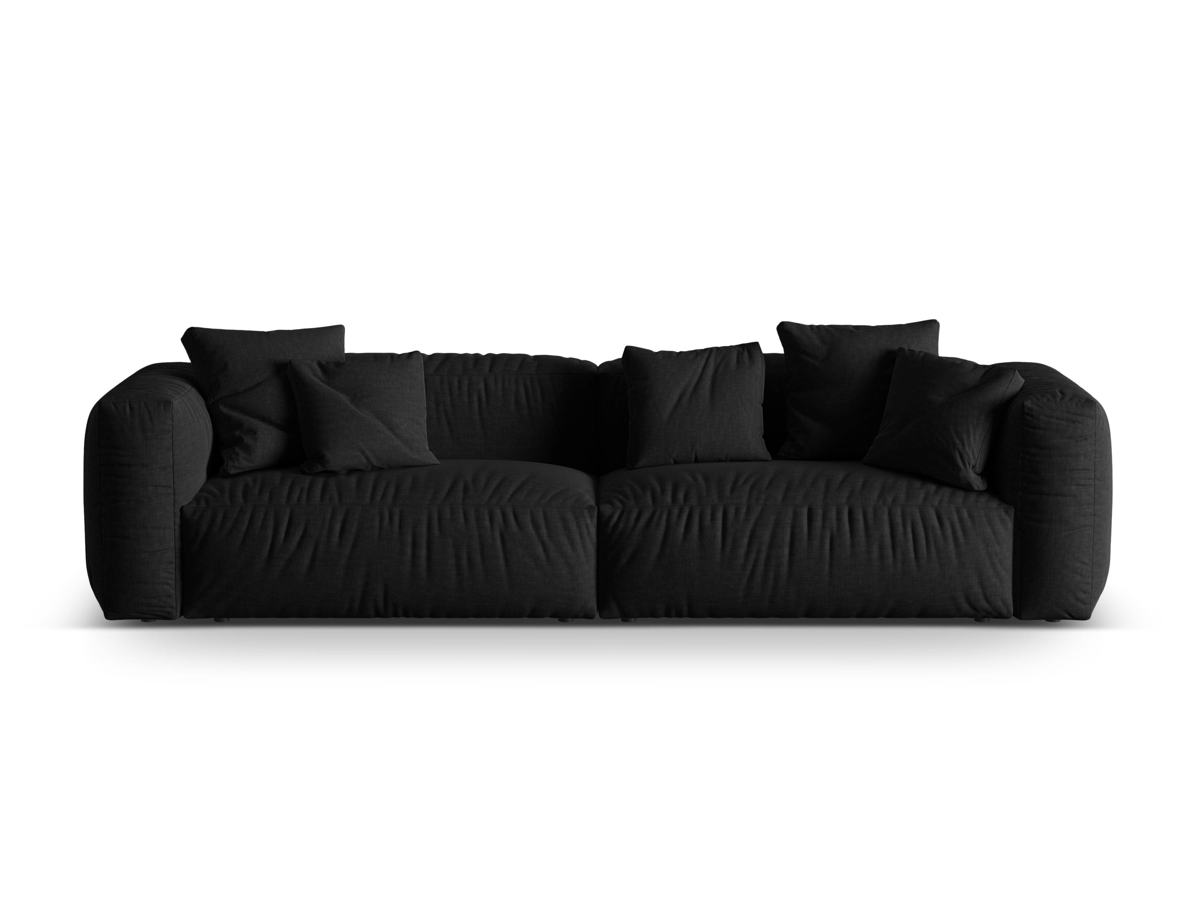 Modulares Sofa, "Martina", 4 Sitze, schwarz, 320x106x75
In Europa gemacht