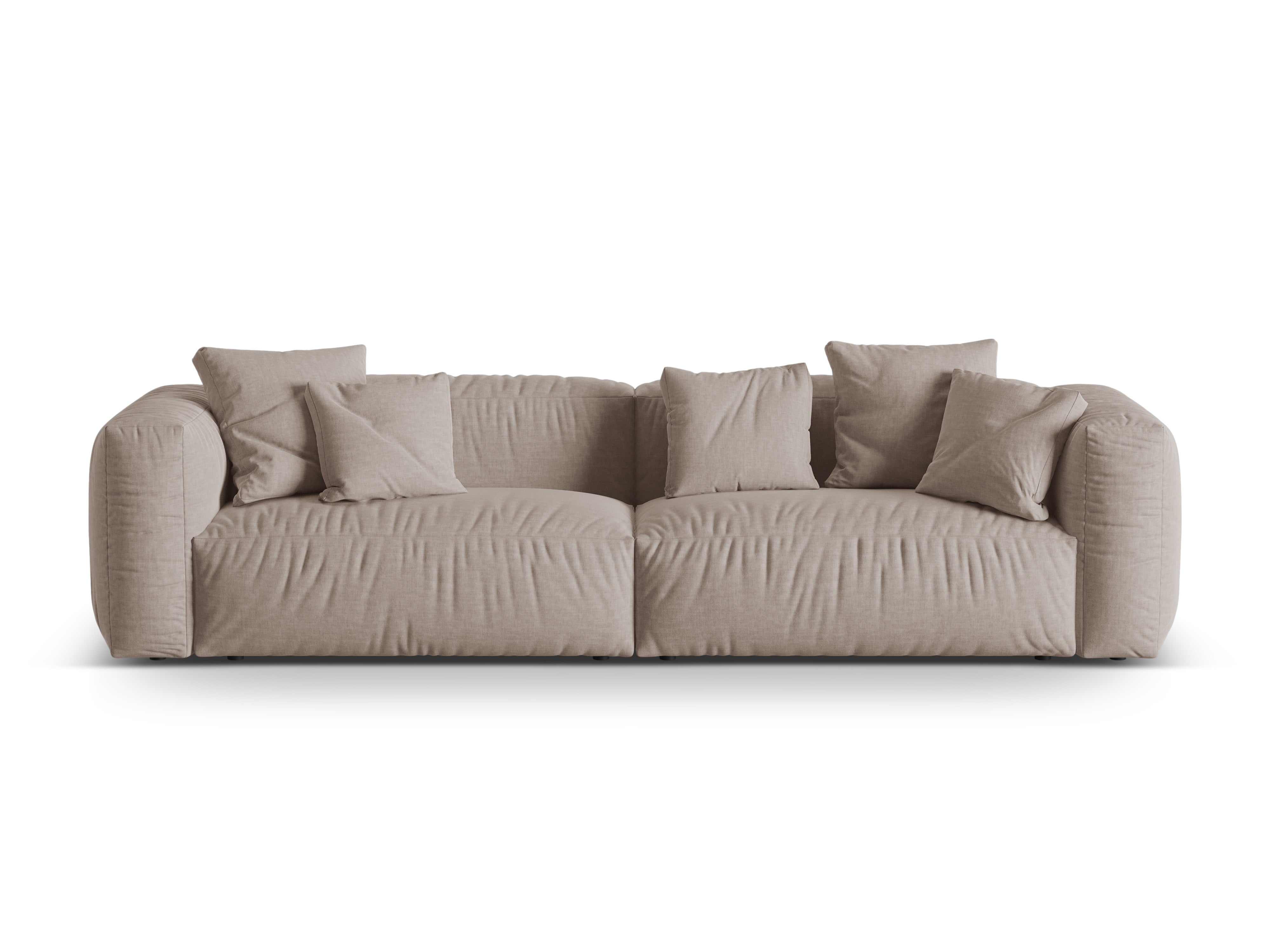 Modulares Sofa, "Martina", 4 Sitze, dunkler Beige, 320x106x75
In Europa gemacht