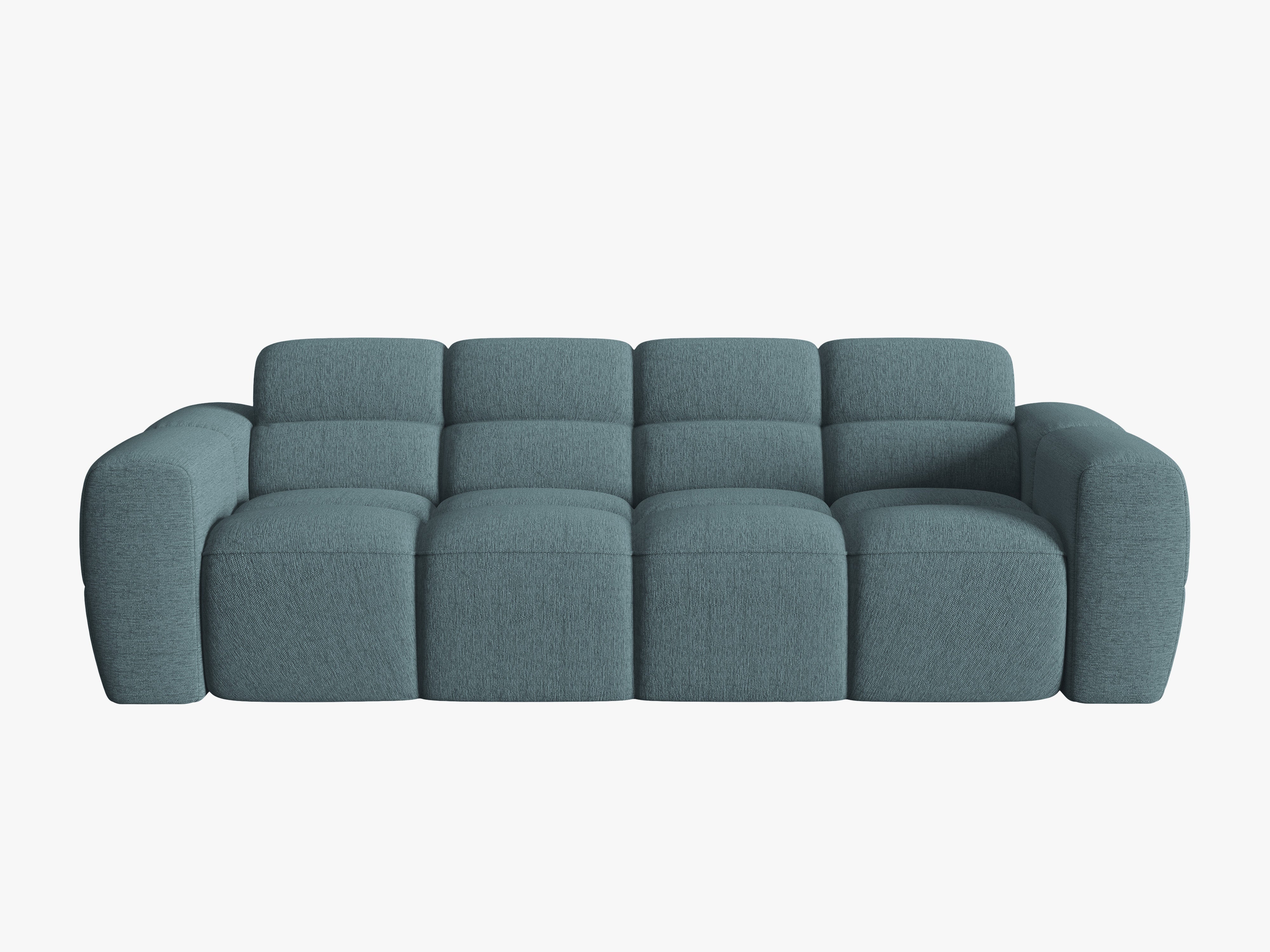 Sofa 4-sitzige LISA hellblau Chenille [Monika] [Julia spr]