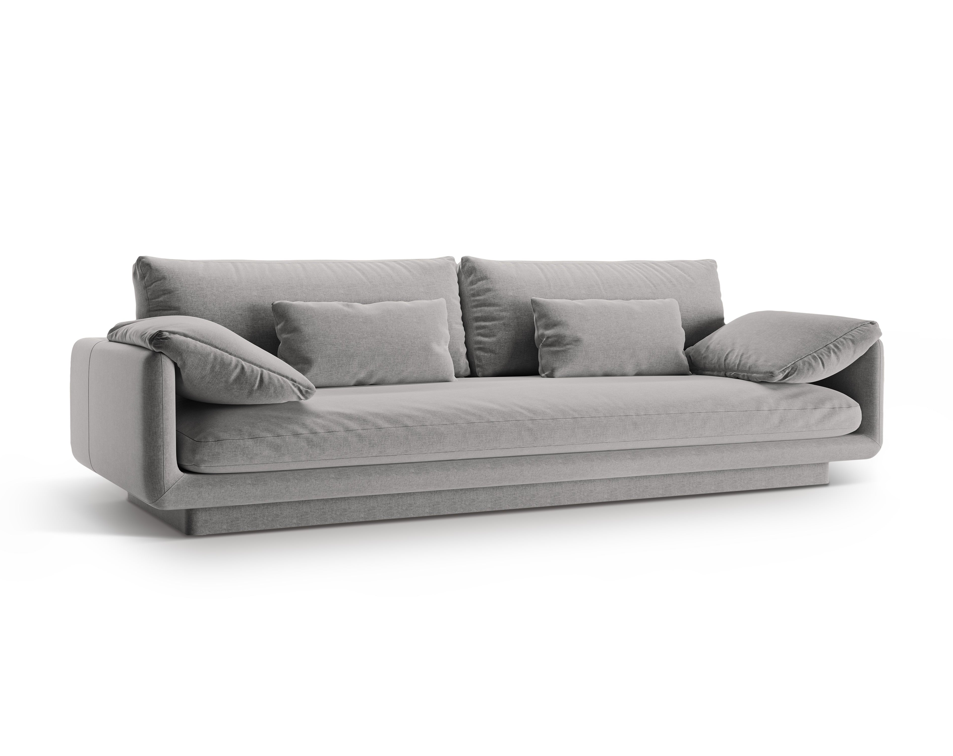 Sofa 4-osobowa TORINO jasnoszary