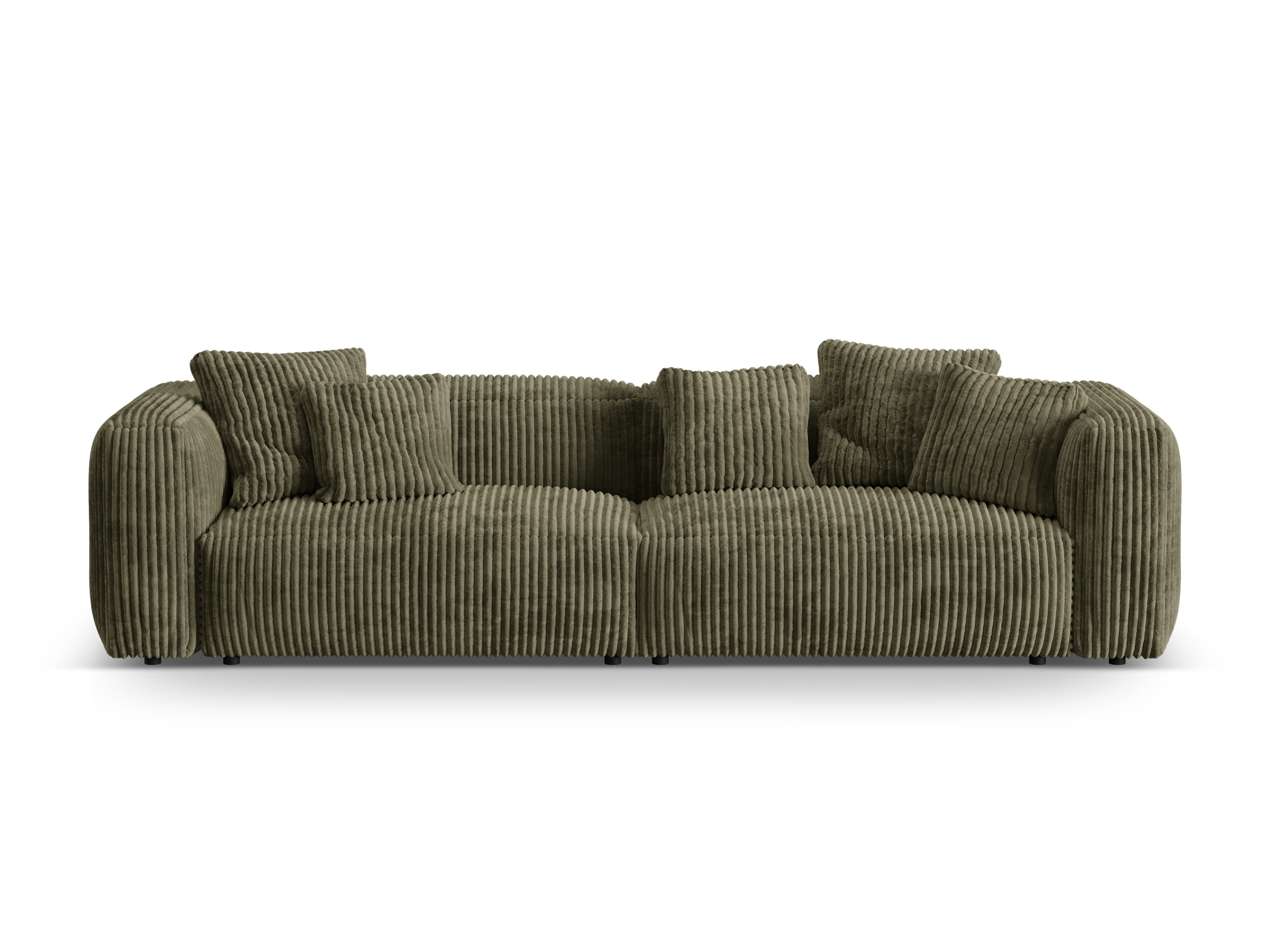 Modulares Sofa, "Martina", 4 Sitze, Moss Green, 320x106x75
In Europa gemacht