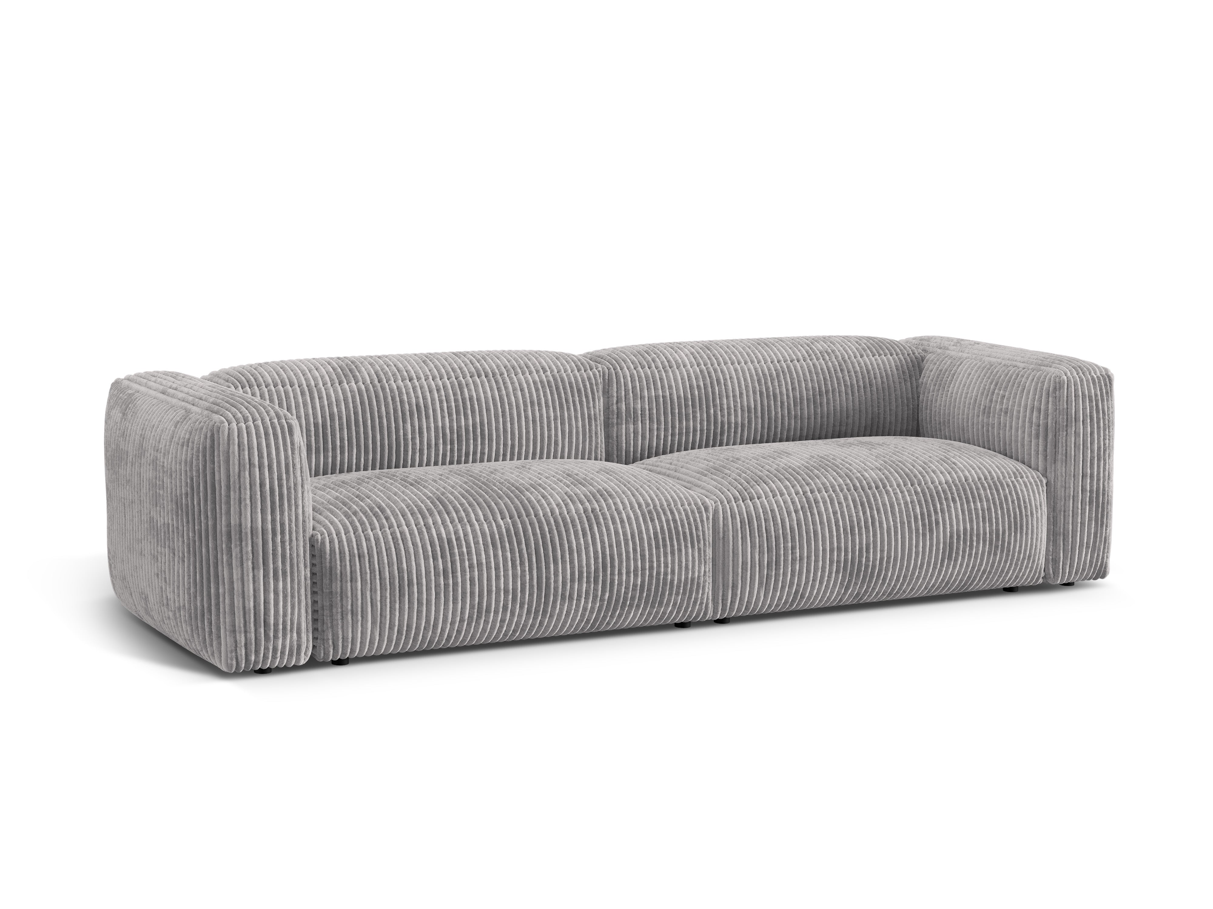 Sofa 4-osobowa MARTINA jasnoszary sztruks