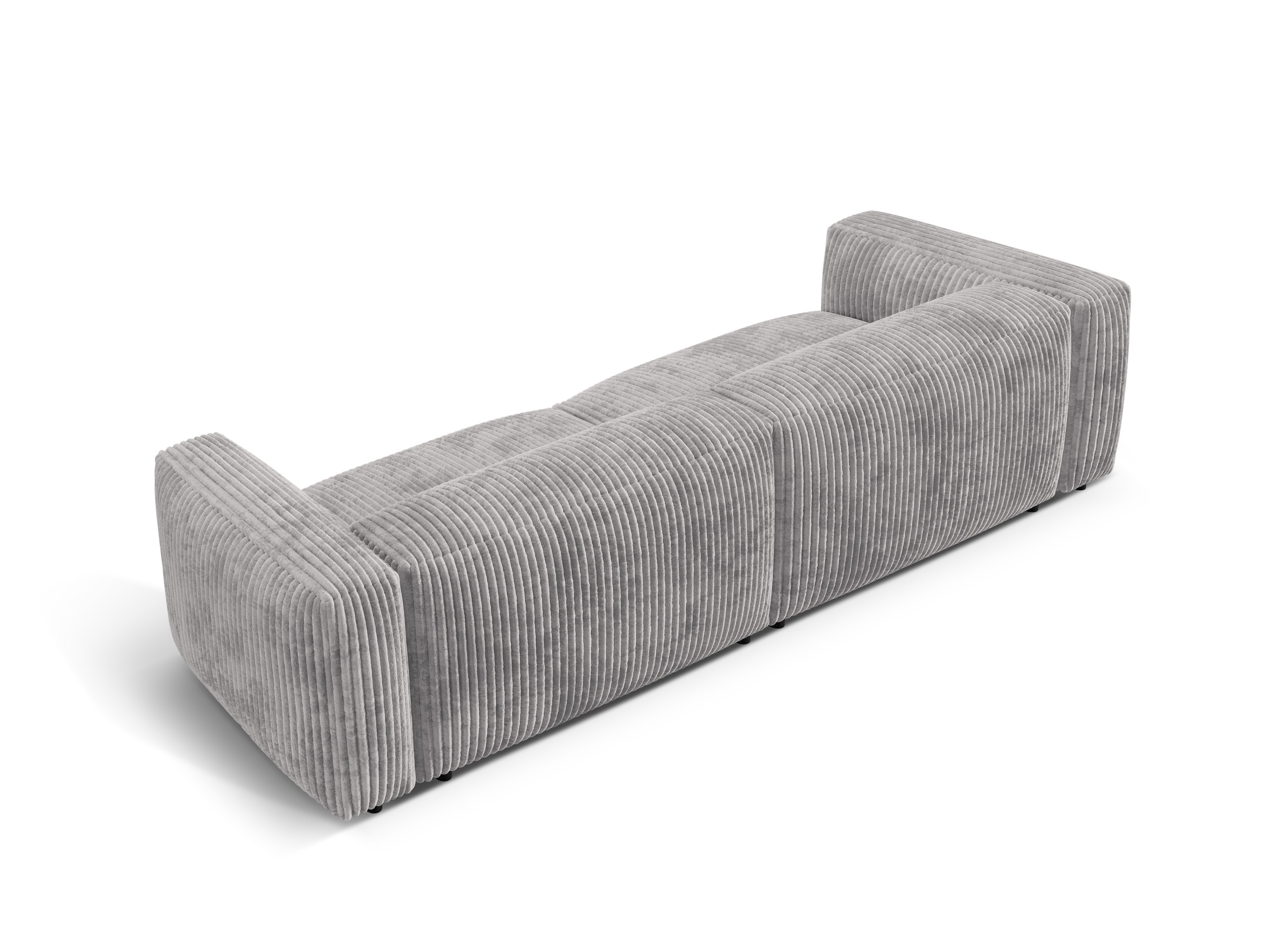 Sofa 4-osobowa MARTINA jasnoszary sztruks