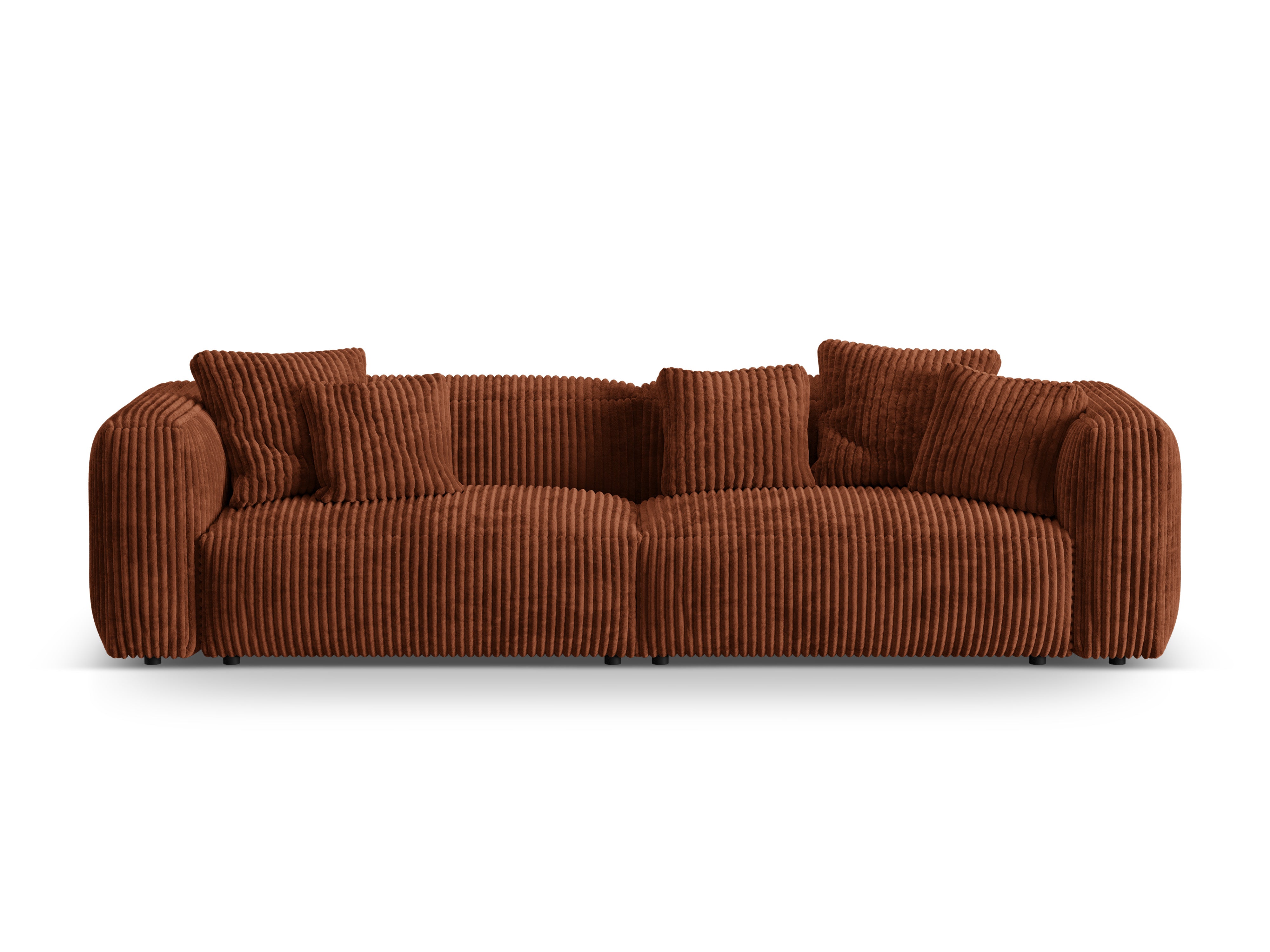 Sofa 4-osobowa MARTINA ceglany sztruks