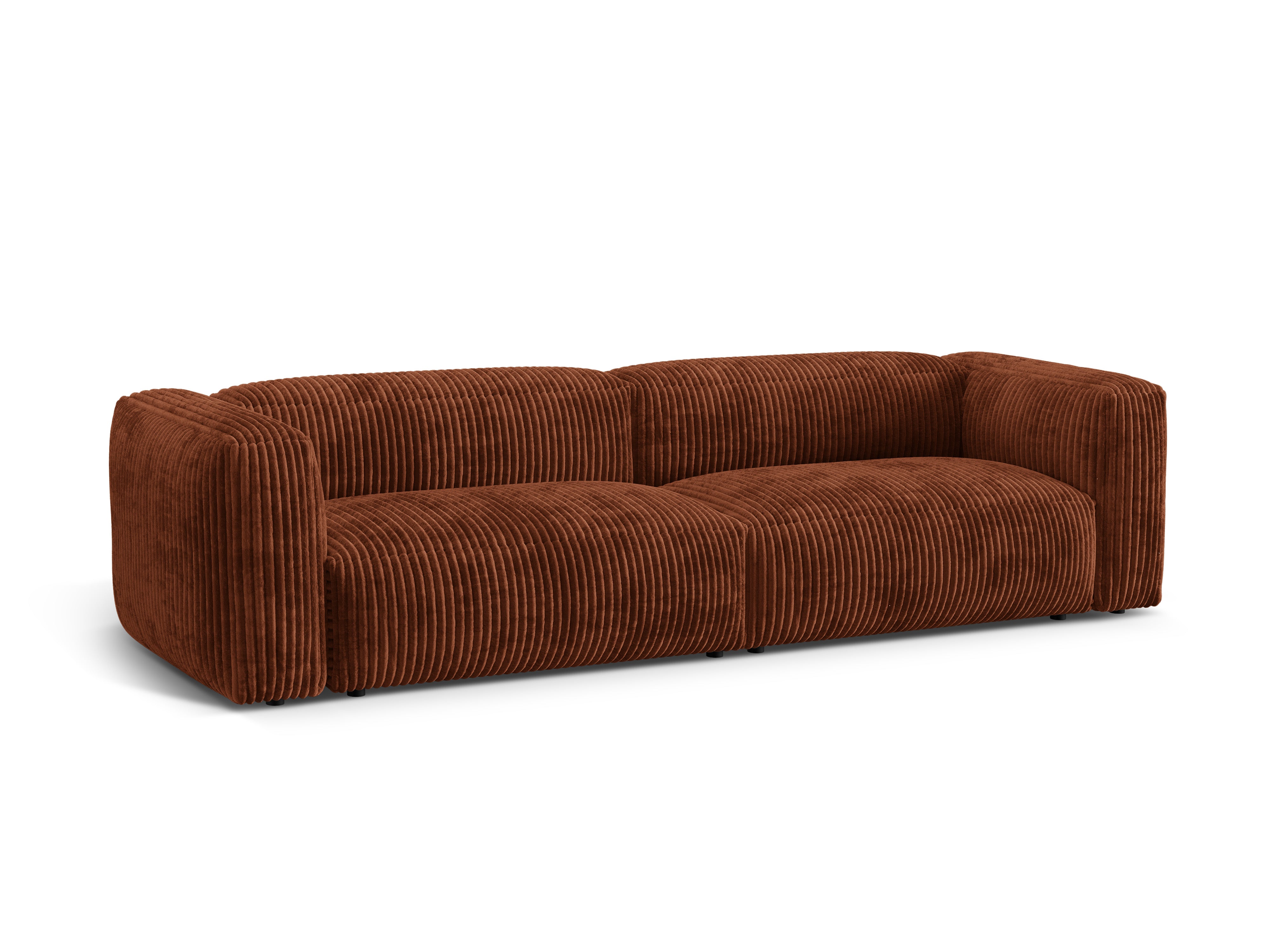 Modulares Sofa, "Martina", 4 Sitze, Ziegel, 320x106x75
In Europa gemacht