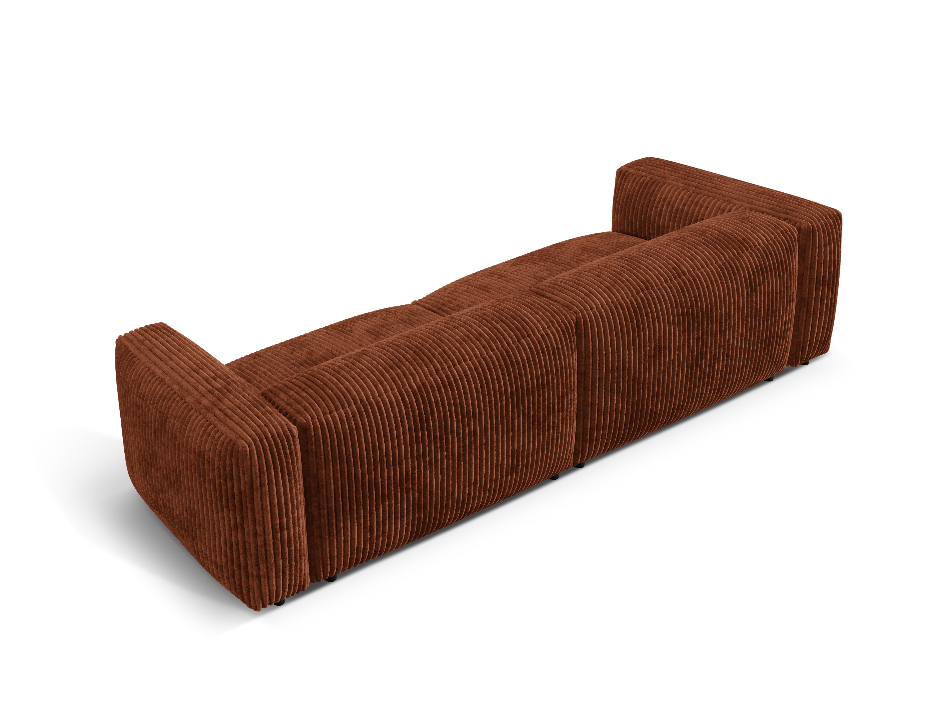 Modulares Sofa, "Martina", 4 Sitze, Ziegel, 320x106x75
In Europa gemacht