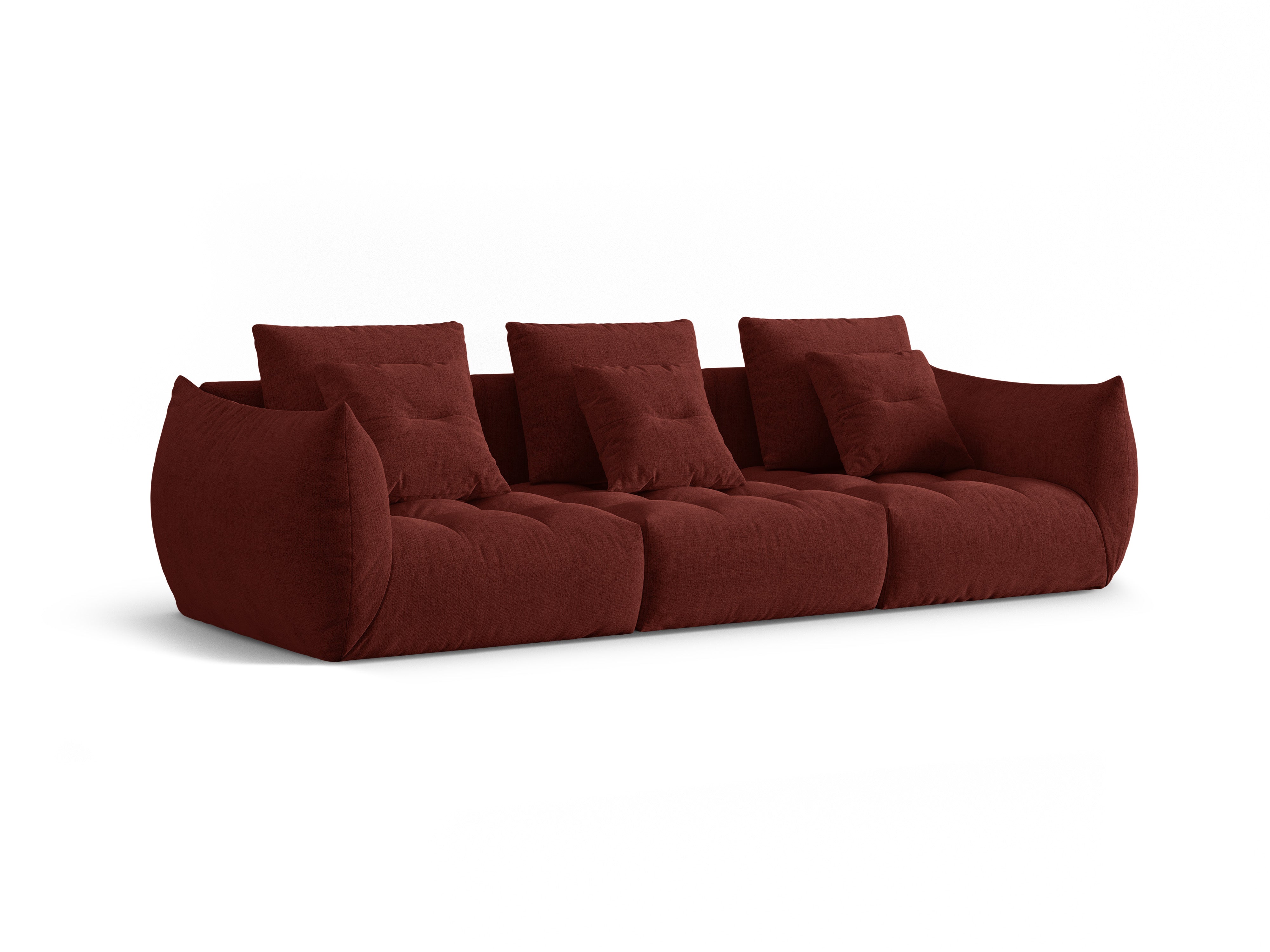 Sofa 4-osobowa BLOOM bordowy