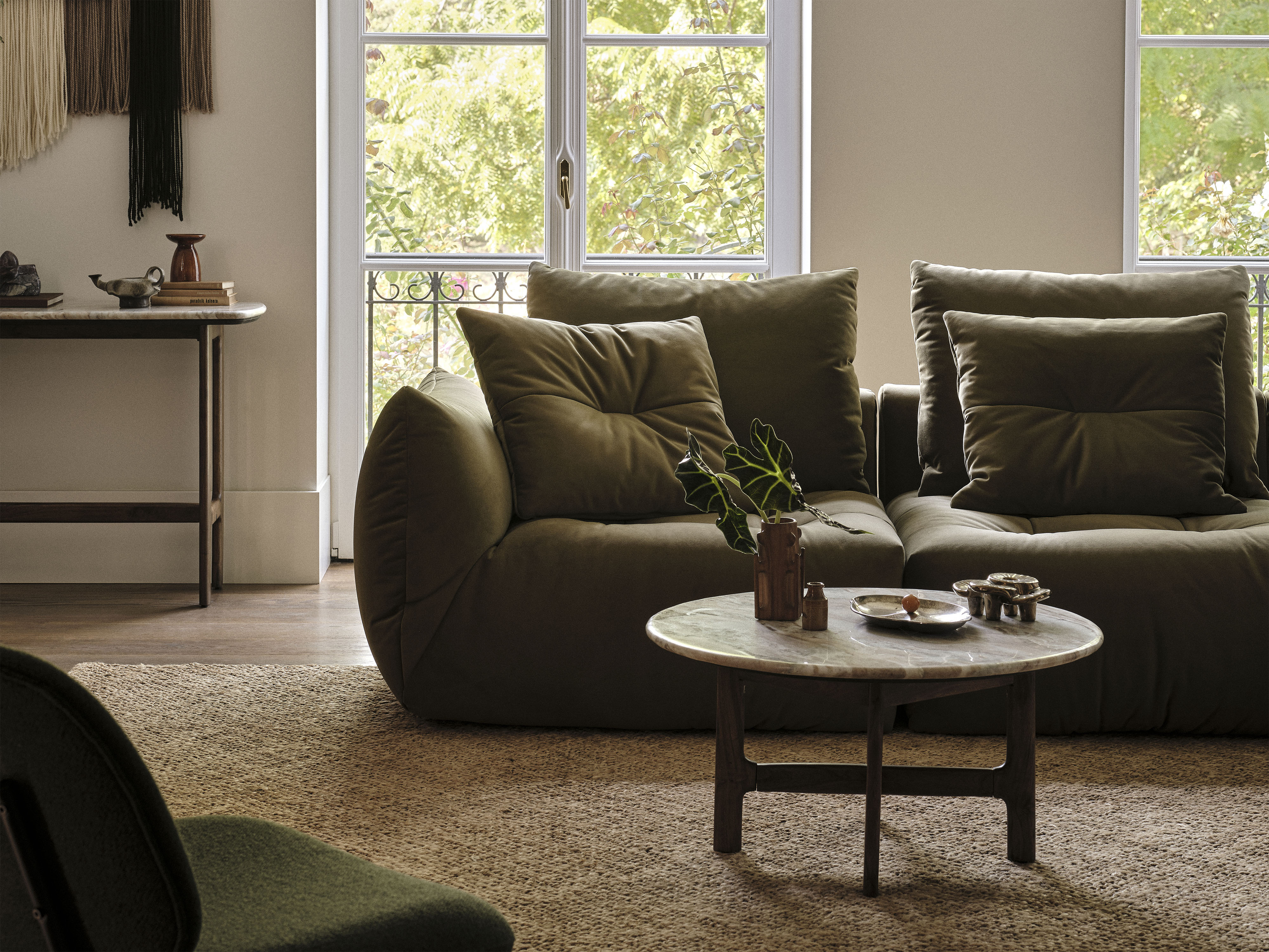 Modulares linke Ecksofa, "Bloom", 3 Sitze, Grau, 316x216x95
In Europa gemacht