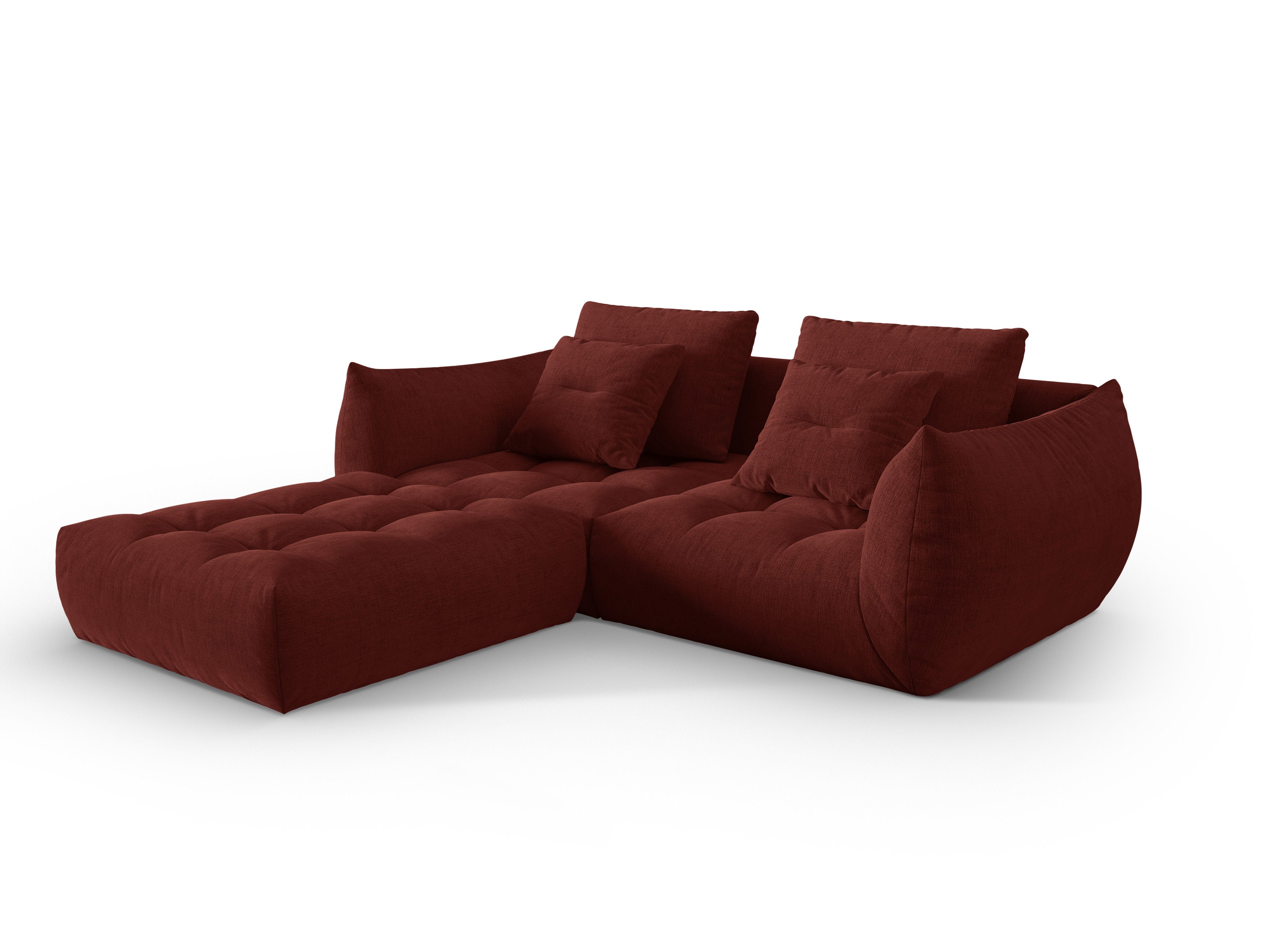 Modulares Sofa, "Bloom", 3 Sitze, rot, 232x216x95
In Europa gemacht