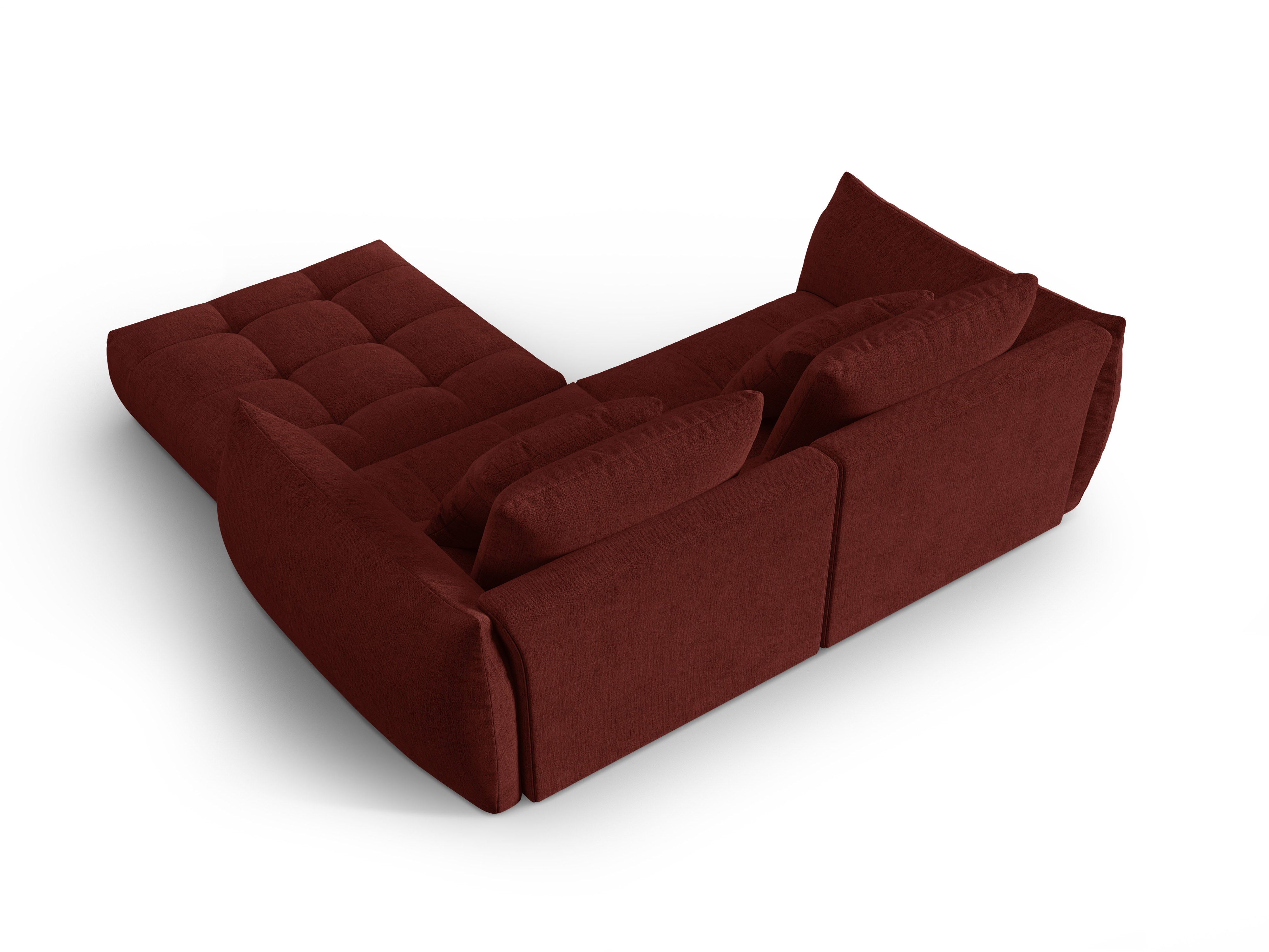 Modulares Sofa, "Bloom", 3 Sitze, rot, 232x216x95
In Europa gemacht