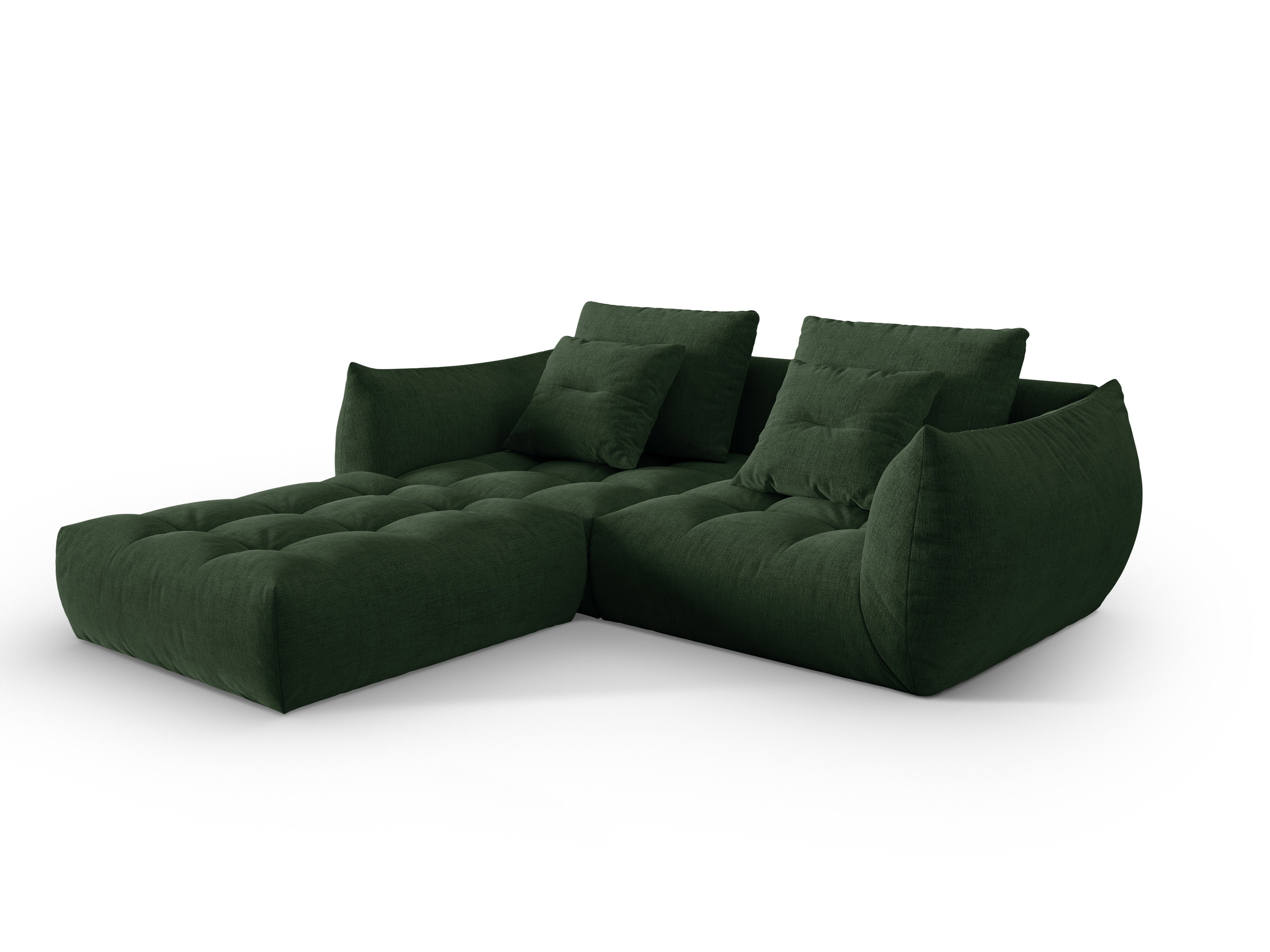 Modulares Sofa, "Bloom", 3 Sitze, Moosgrün, 232x216x95
In Europa gemacht