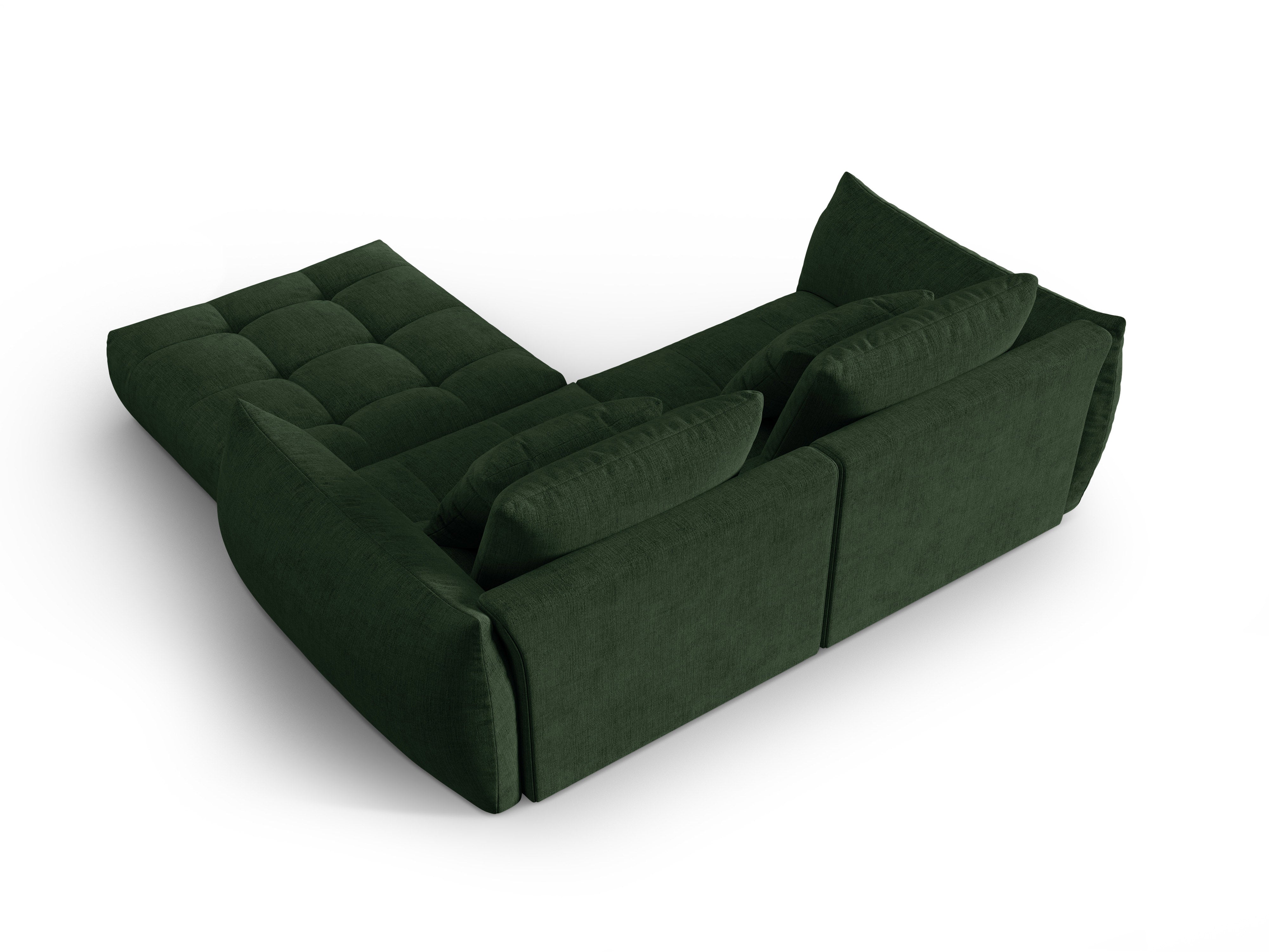 Modulares Sofa, "Bloom", 3 Sitze, Moosgrün, 232x216x95
In Europa gemacht