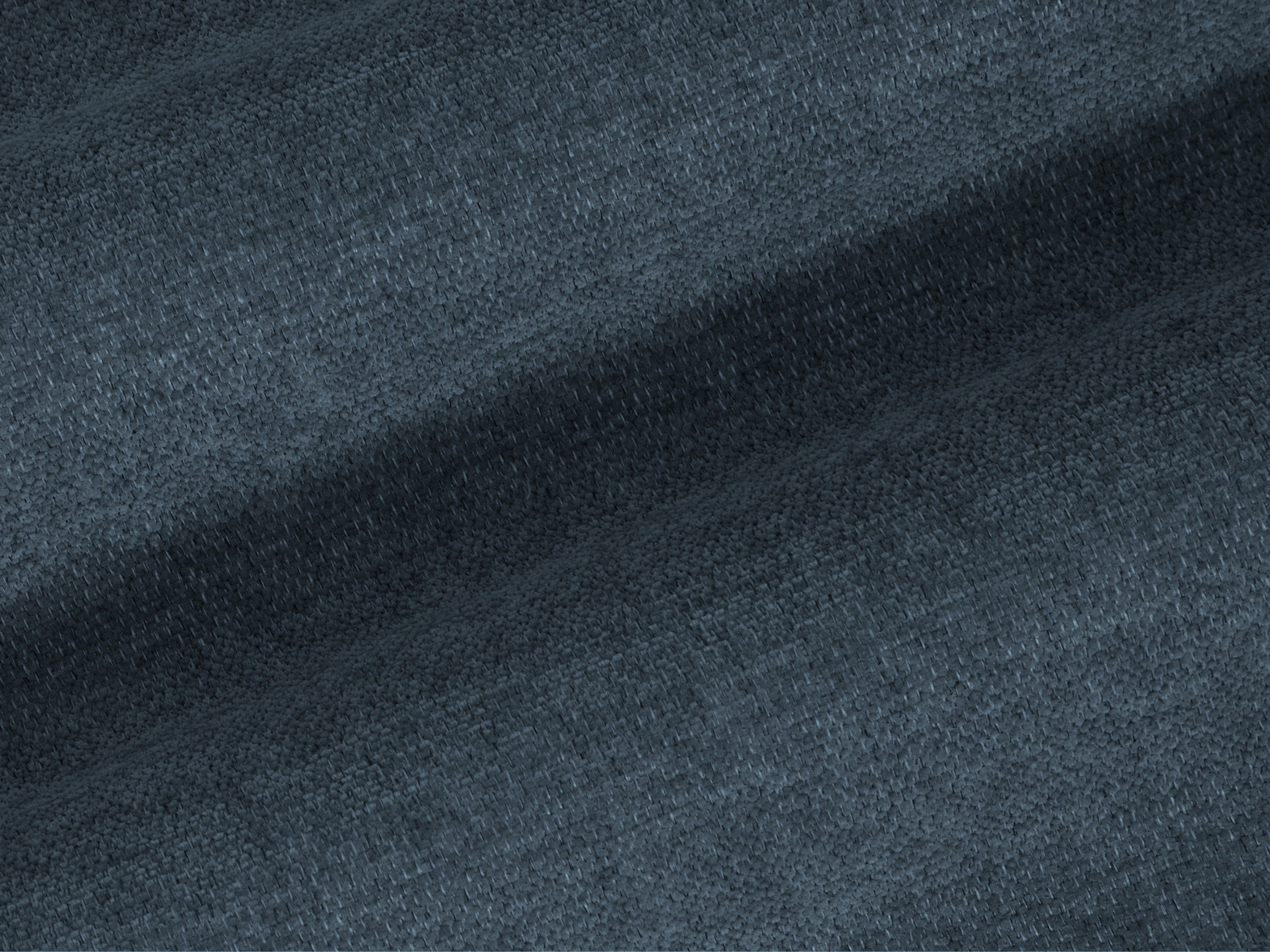 Right-facing corner sofa LISA dark blue chenille [Monika]