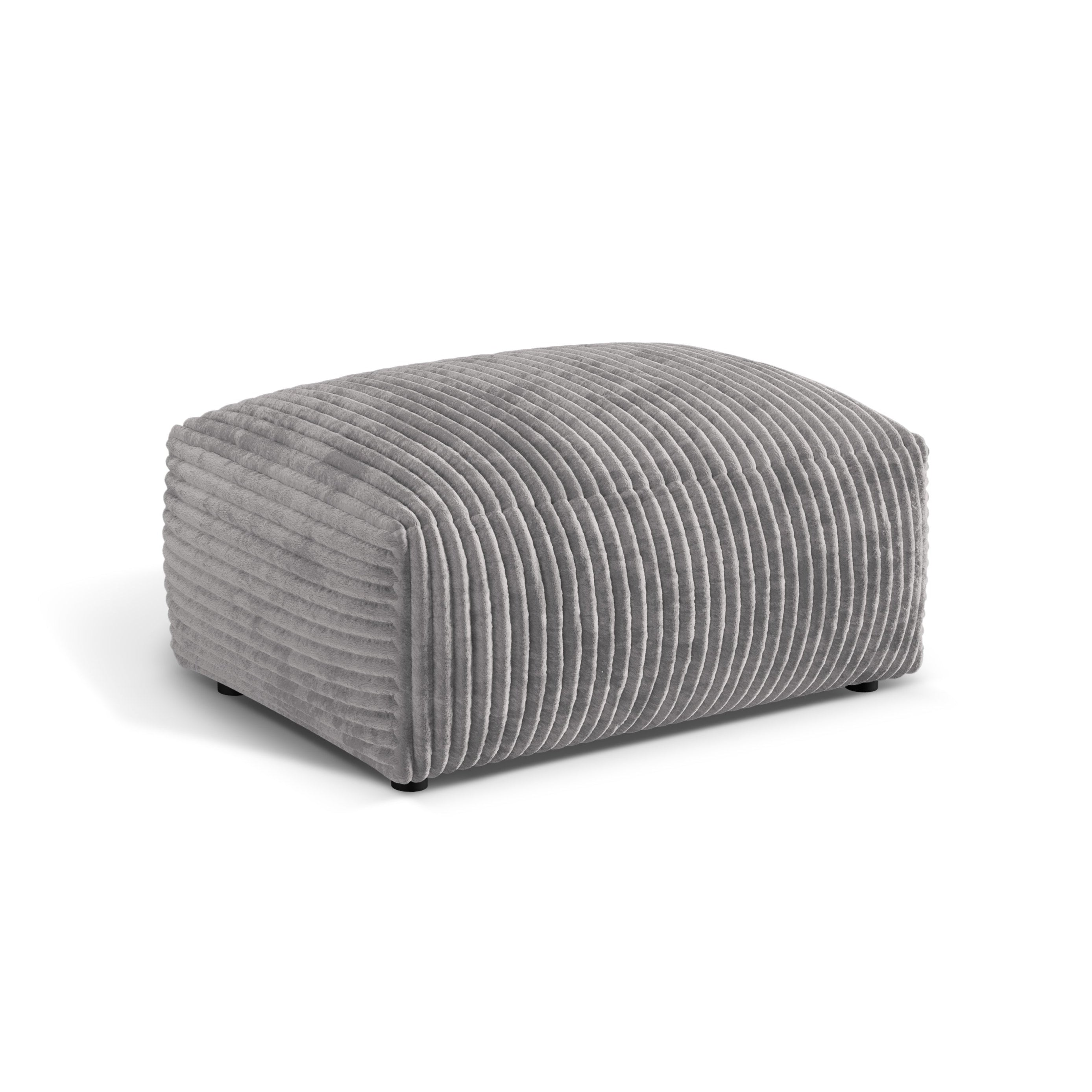 Martin Pouf Hellgrau Cord