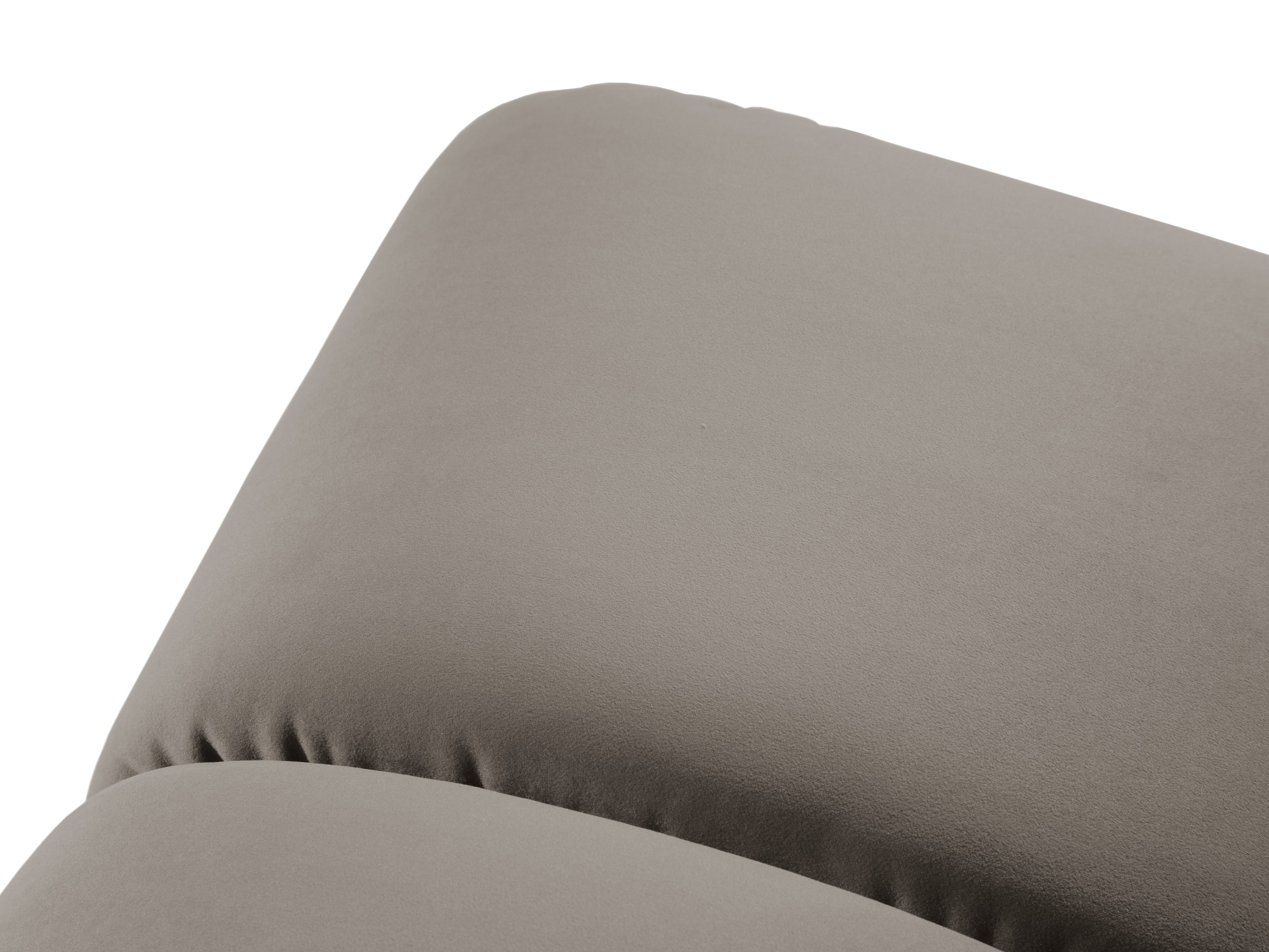 Velvet Ponuf, "Diana", 1 Seat, Gray Brown, 82x60x42
Made in Europe
