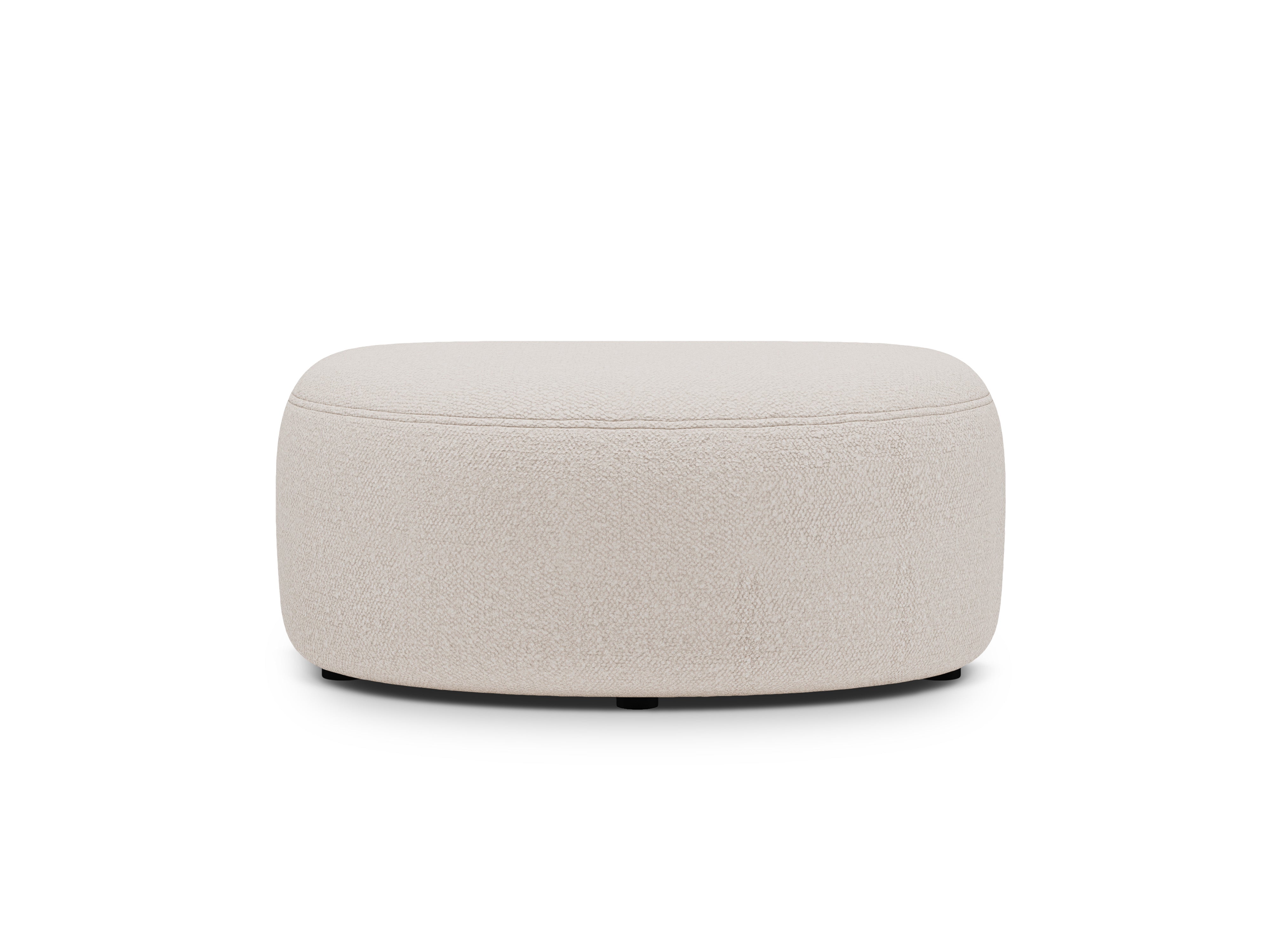 Puf KATE beige Boucle