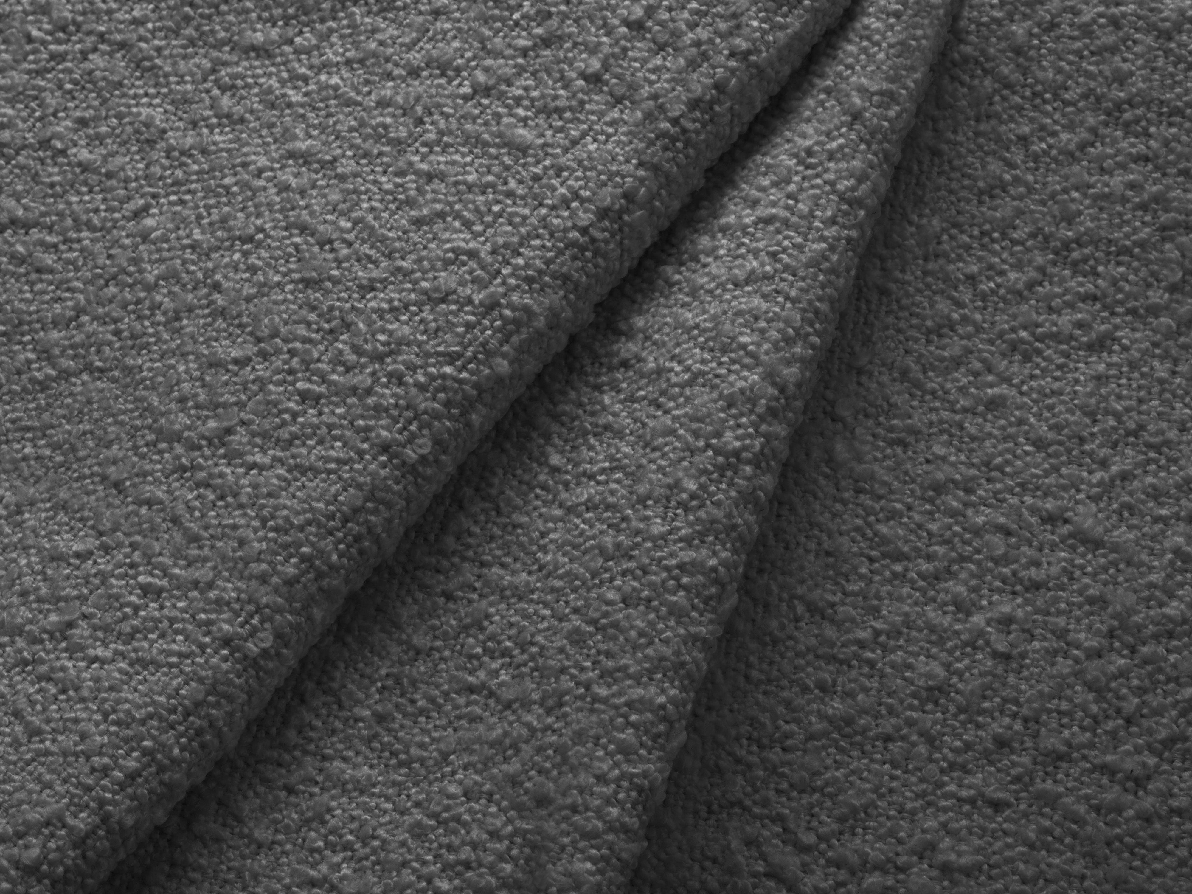 Pouf KATE dunkelgrau Boucle