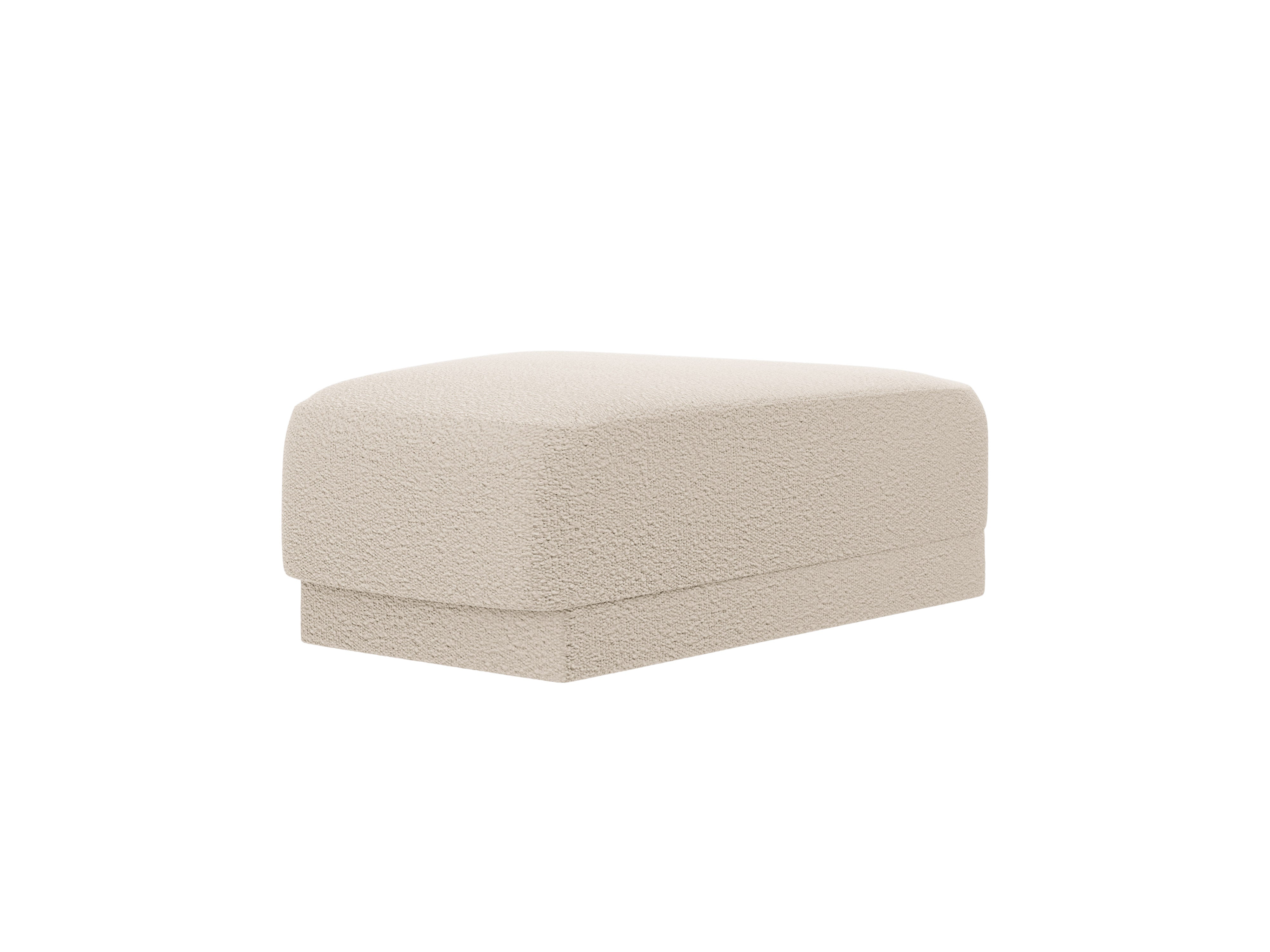 Miley Beige Boucle Pouf