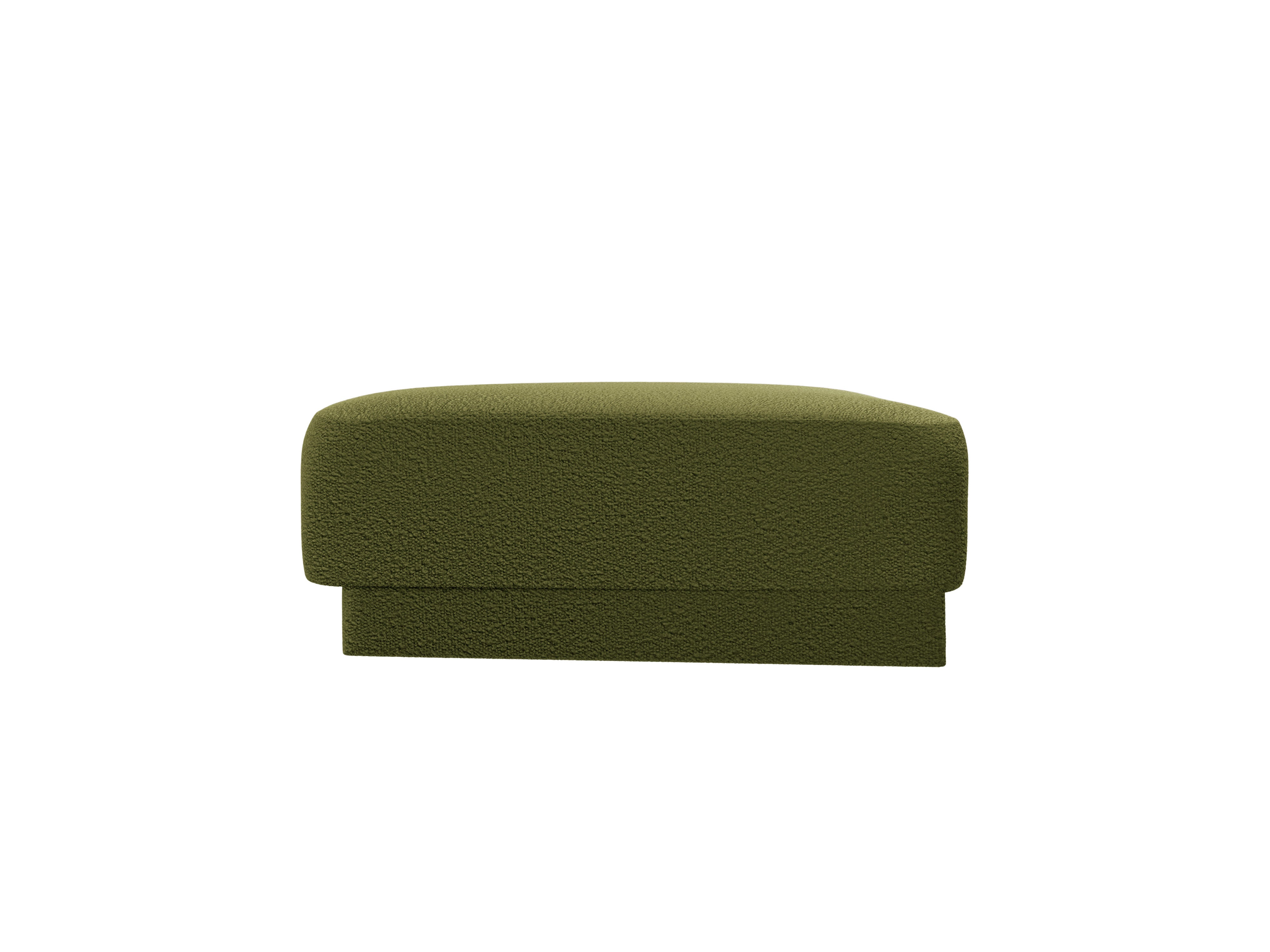 MILEY Pouf Green Boucle