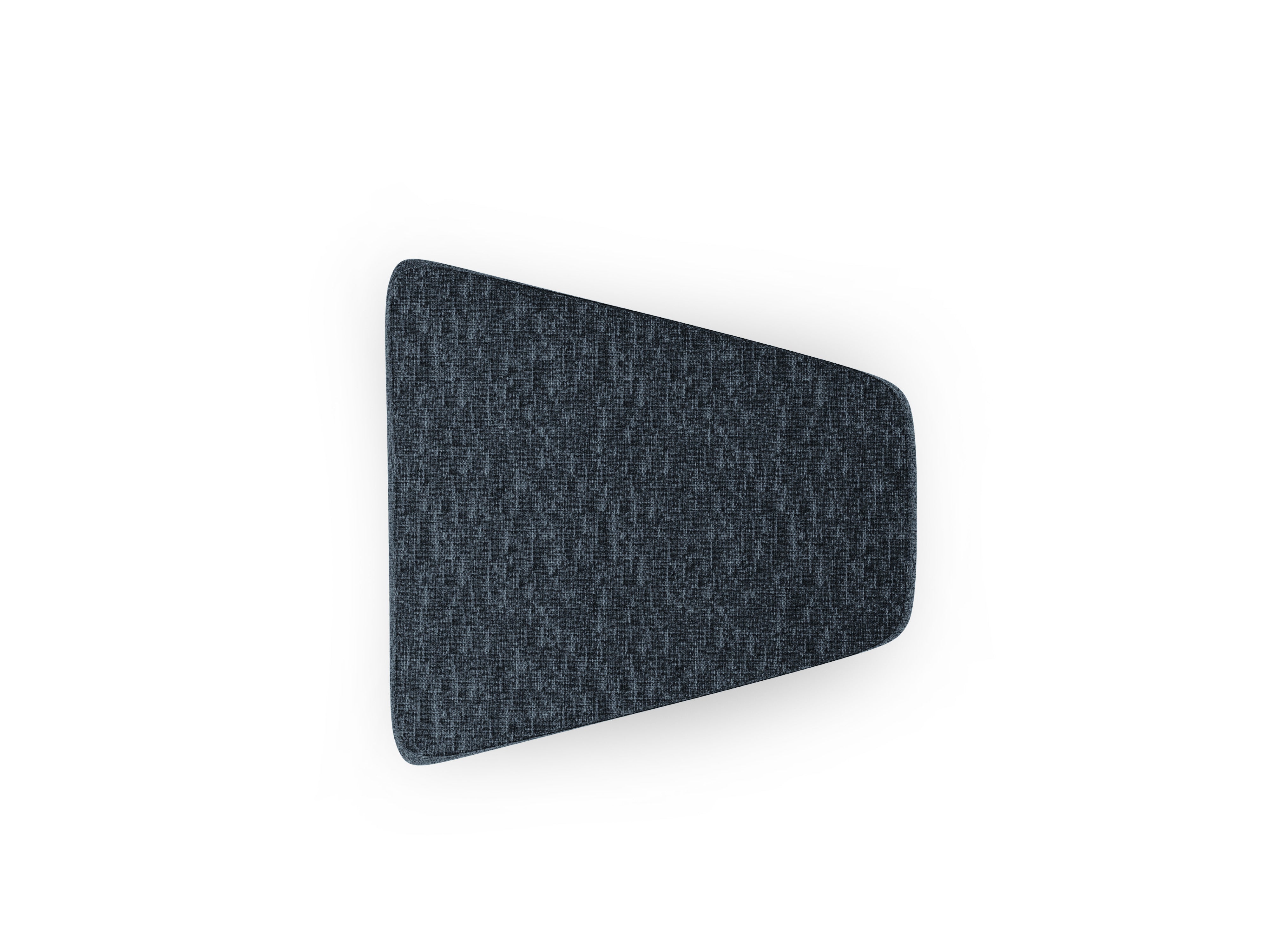 MILEY Pouf Royal Blue Chenille Silk