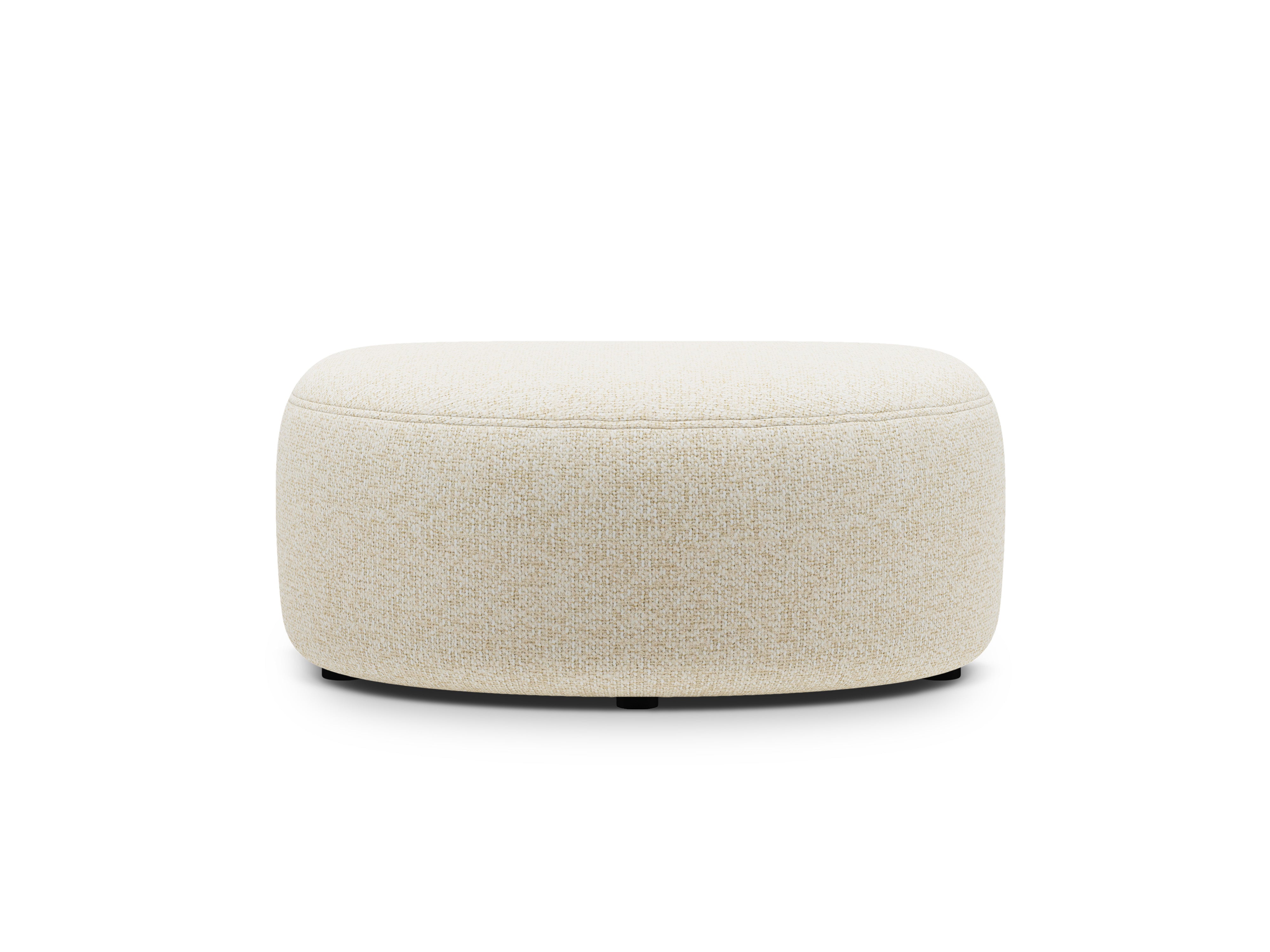 Puf KATE hellbeige Melange