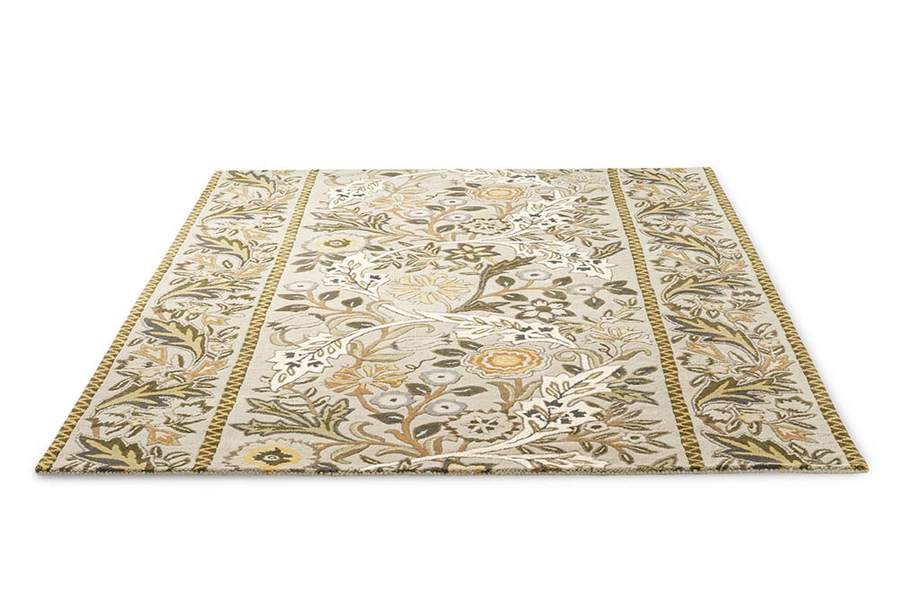 Teppich WILHELMINA LEINEN SENF beige 