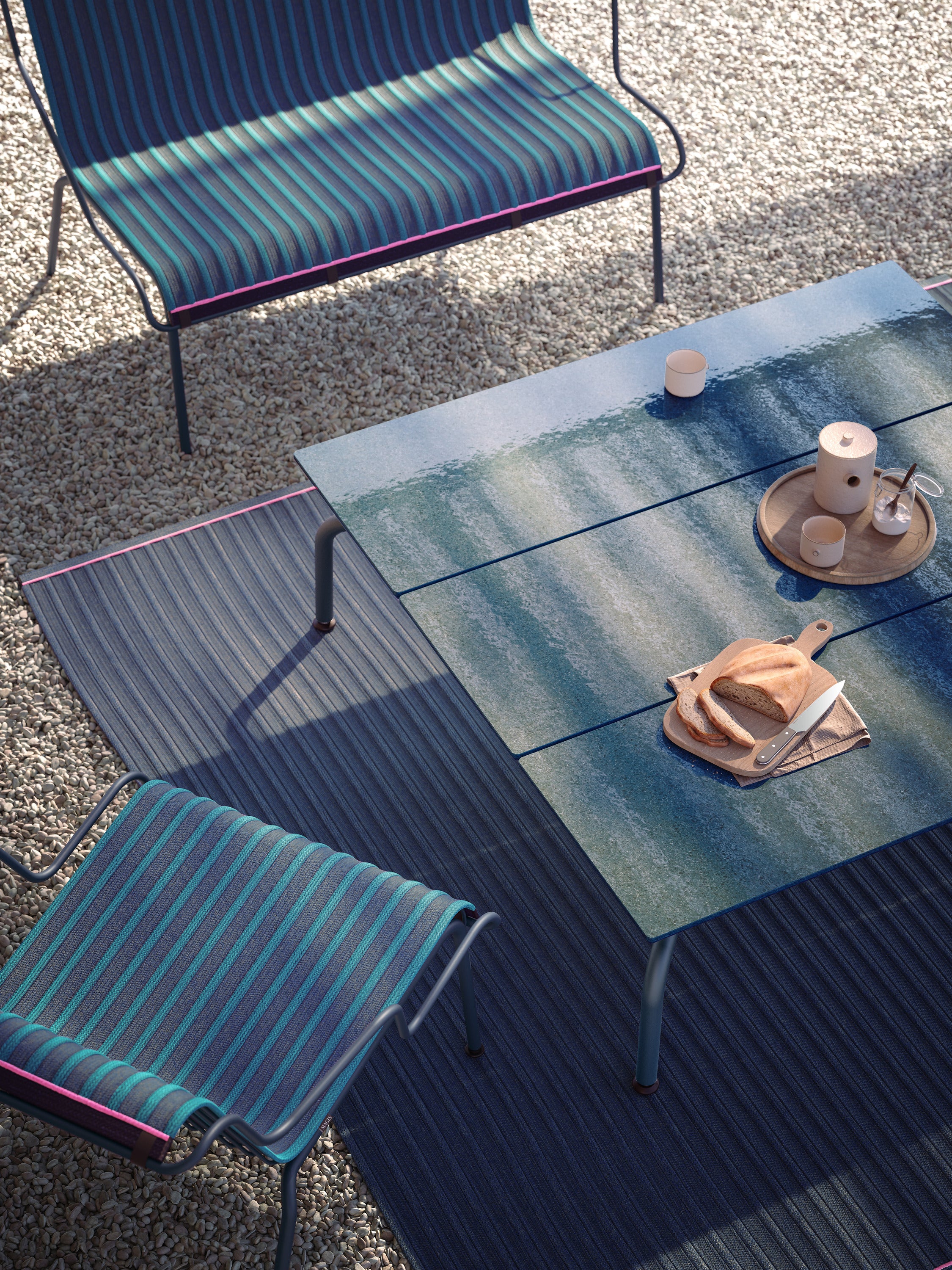 SOUTH orange garden armchair
