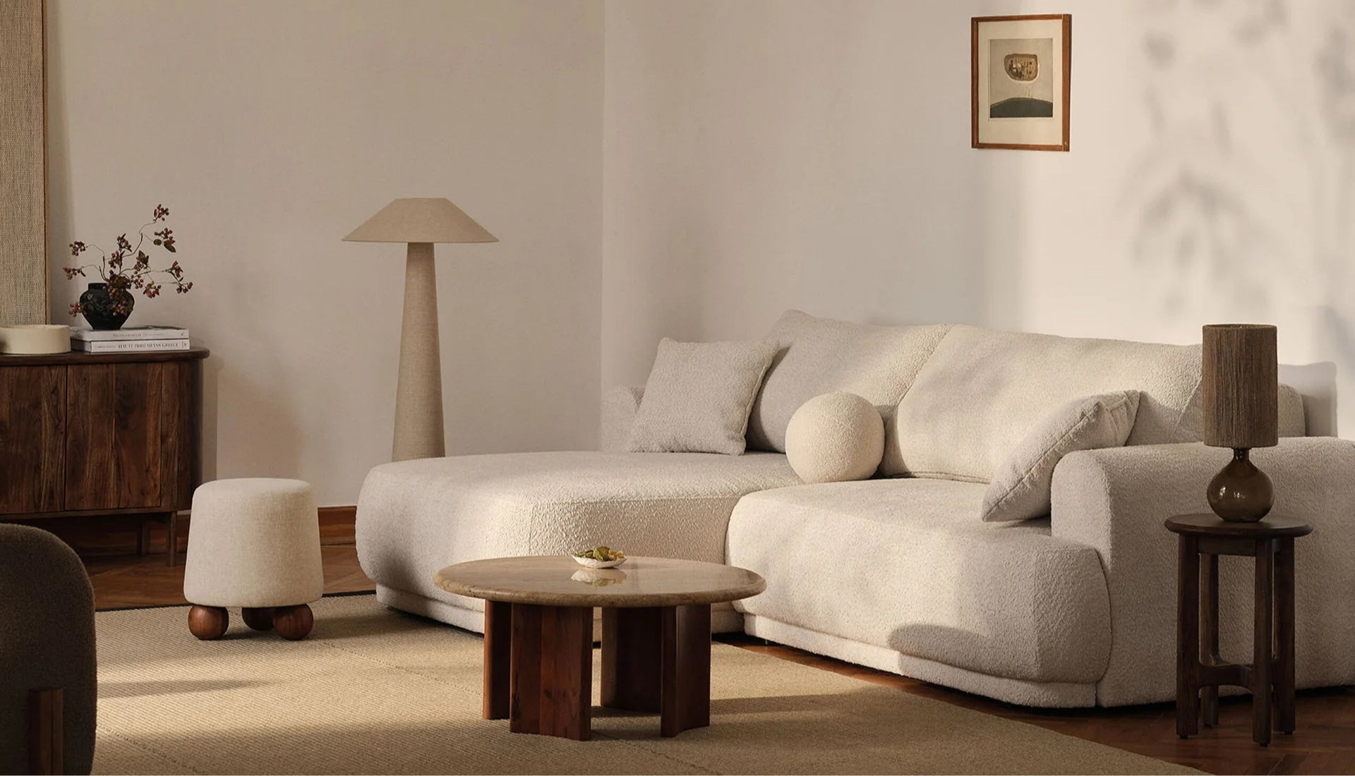 Sofa mit Ella Burgunderschlaffunktion
