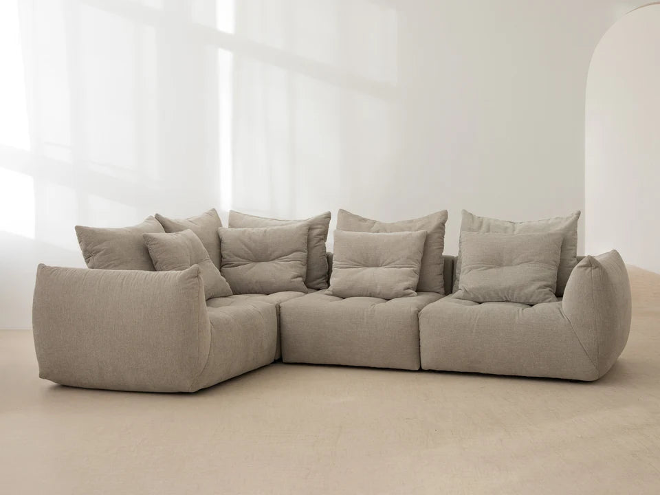 Sofa 3-osobowa BLOOM ciemnoniebieski