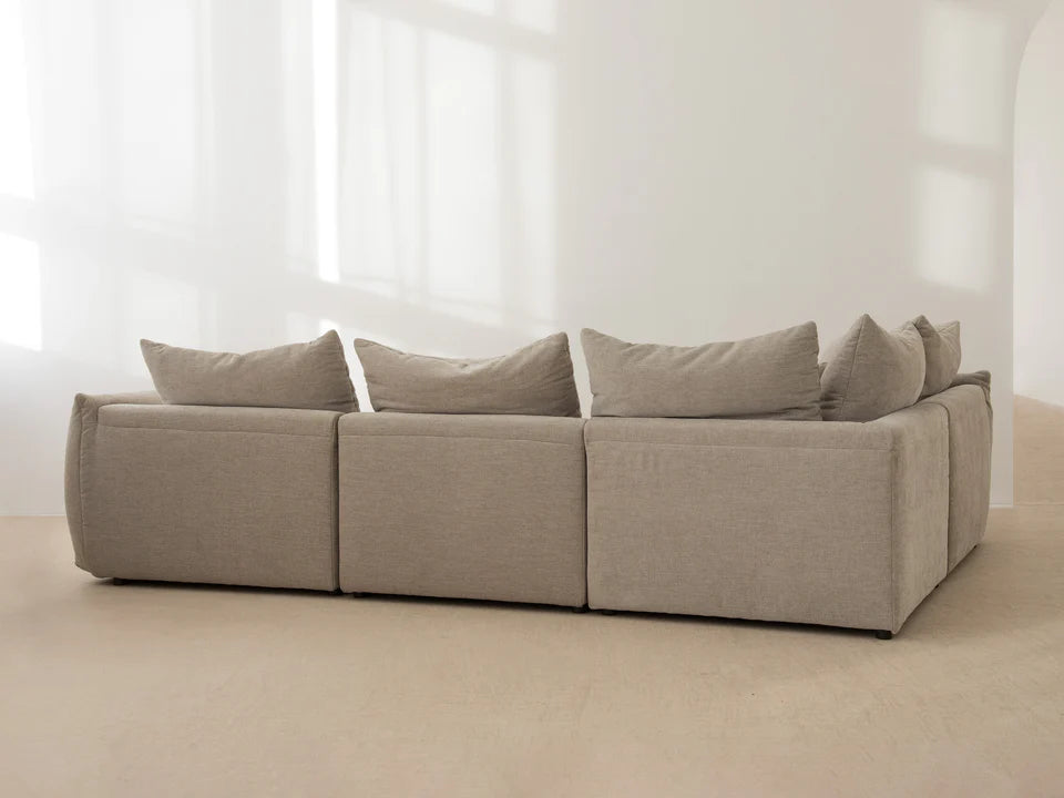 Sofa 4-osobowa BLOOM bordowy