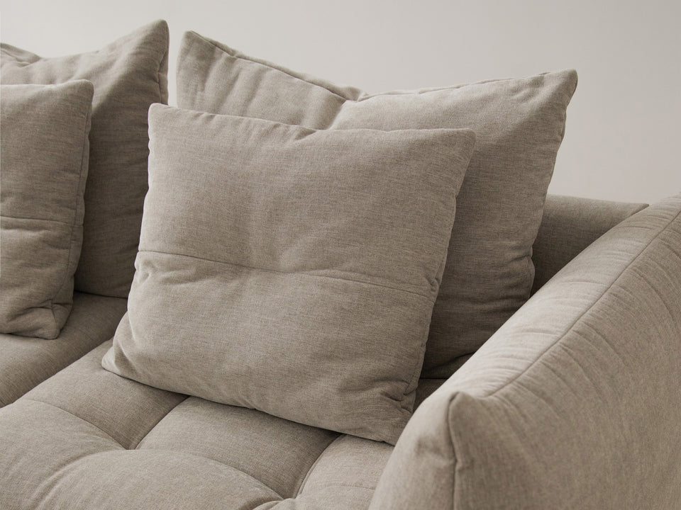 Modulares Sofa, "Bloom", 4 Sitze, dunkles Beige, 332x106x95
In Europa gemacht