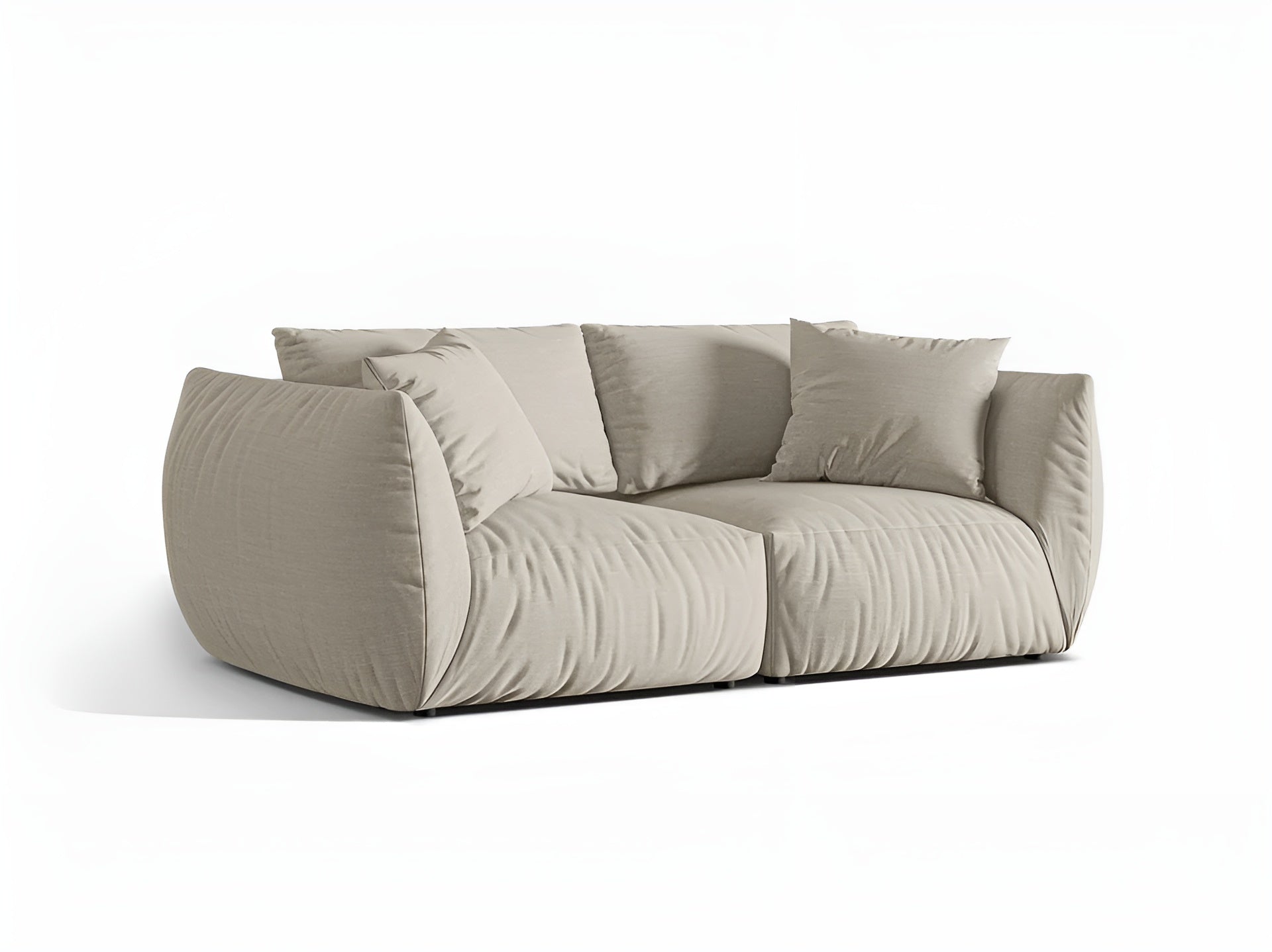 3-seater Sofa CHRIS cream chenille