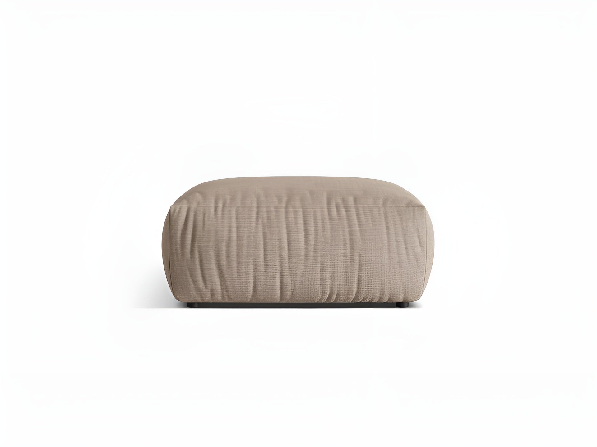 CHRIS sand chenille pouf